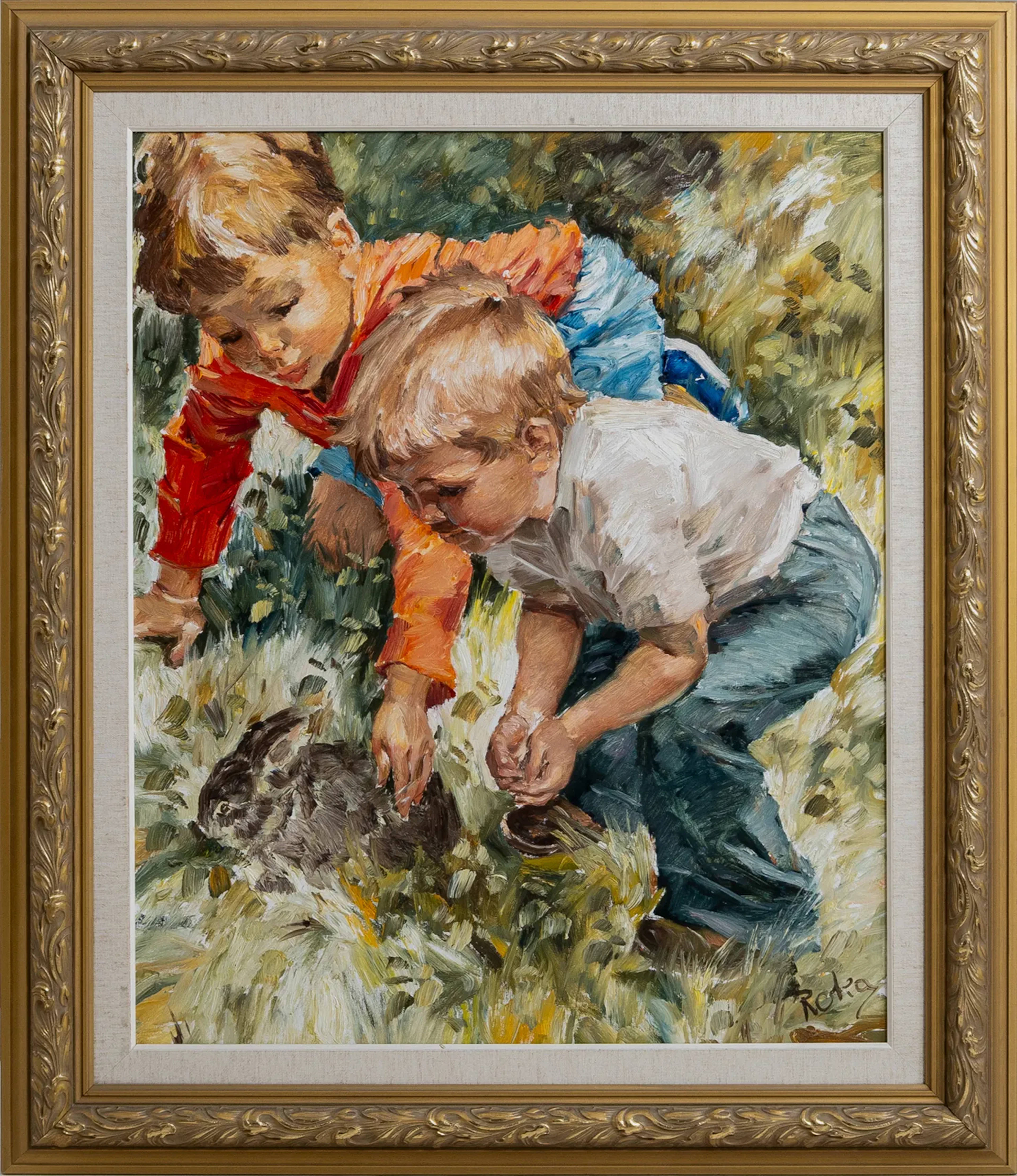 CHARLES ROKA (Ungern/Norge, 1912-1999), olja på duk, signerad
