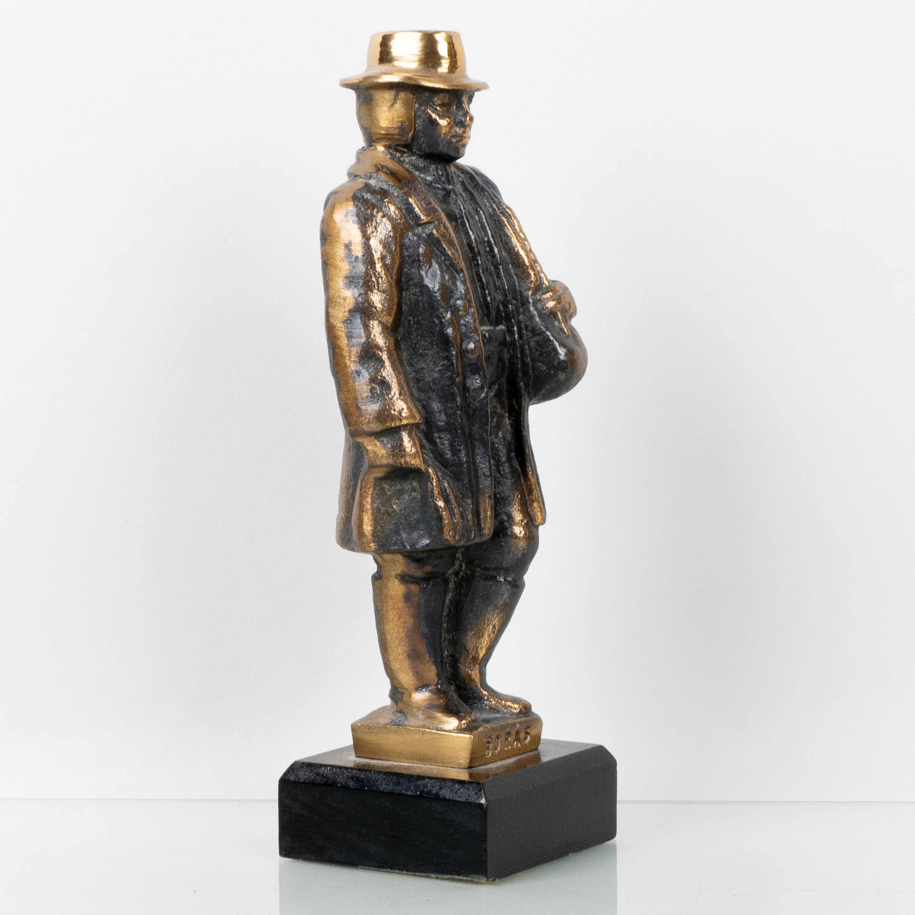 NILS CASTEGREN, una scultura in bronzo, monogrammato firmato