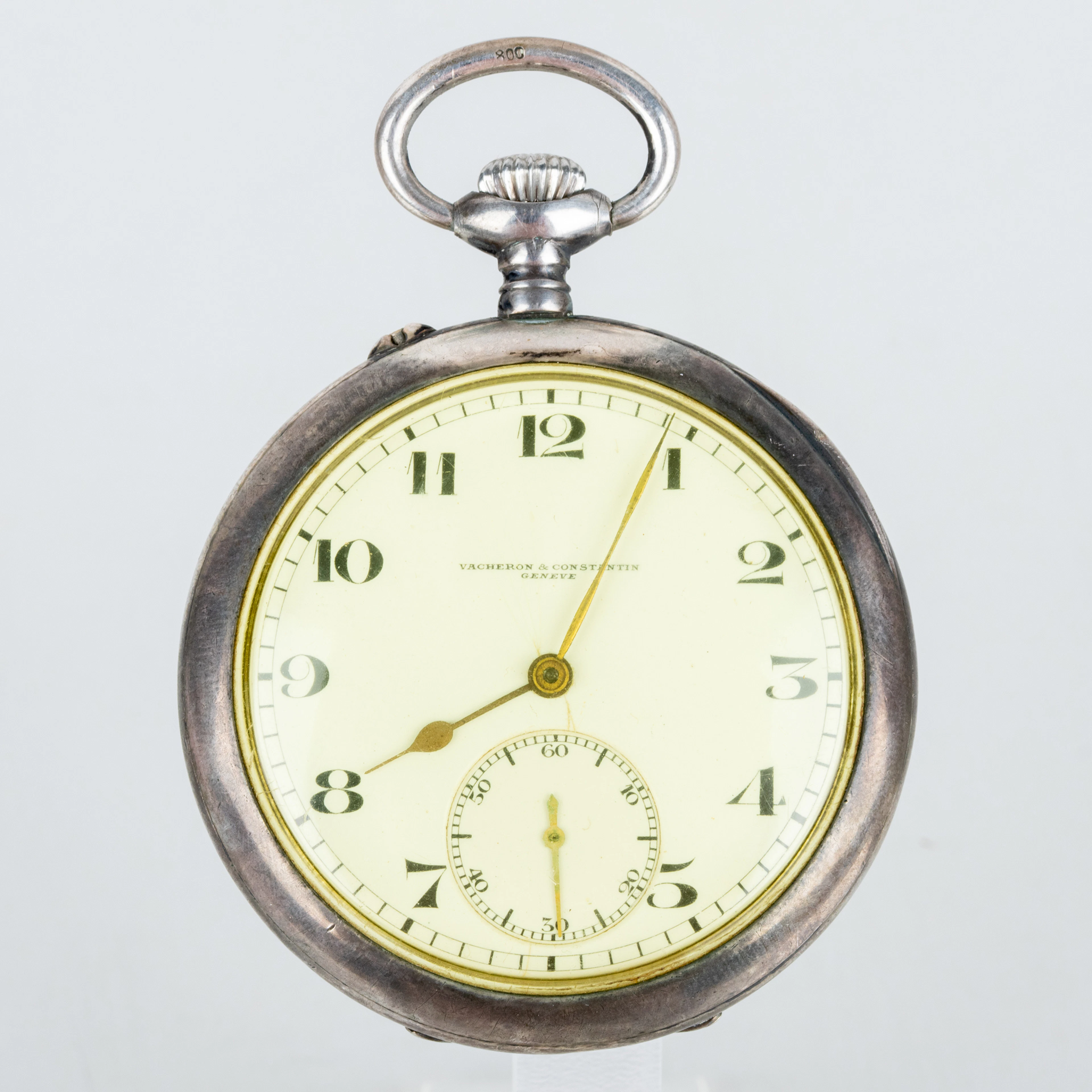 Un reloj de bolsillo de plata VACHERON & CONSTANTIN, Ginebra, principios del siglo XX