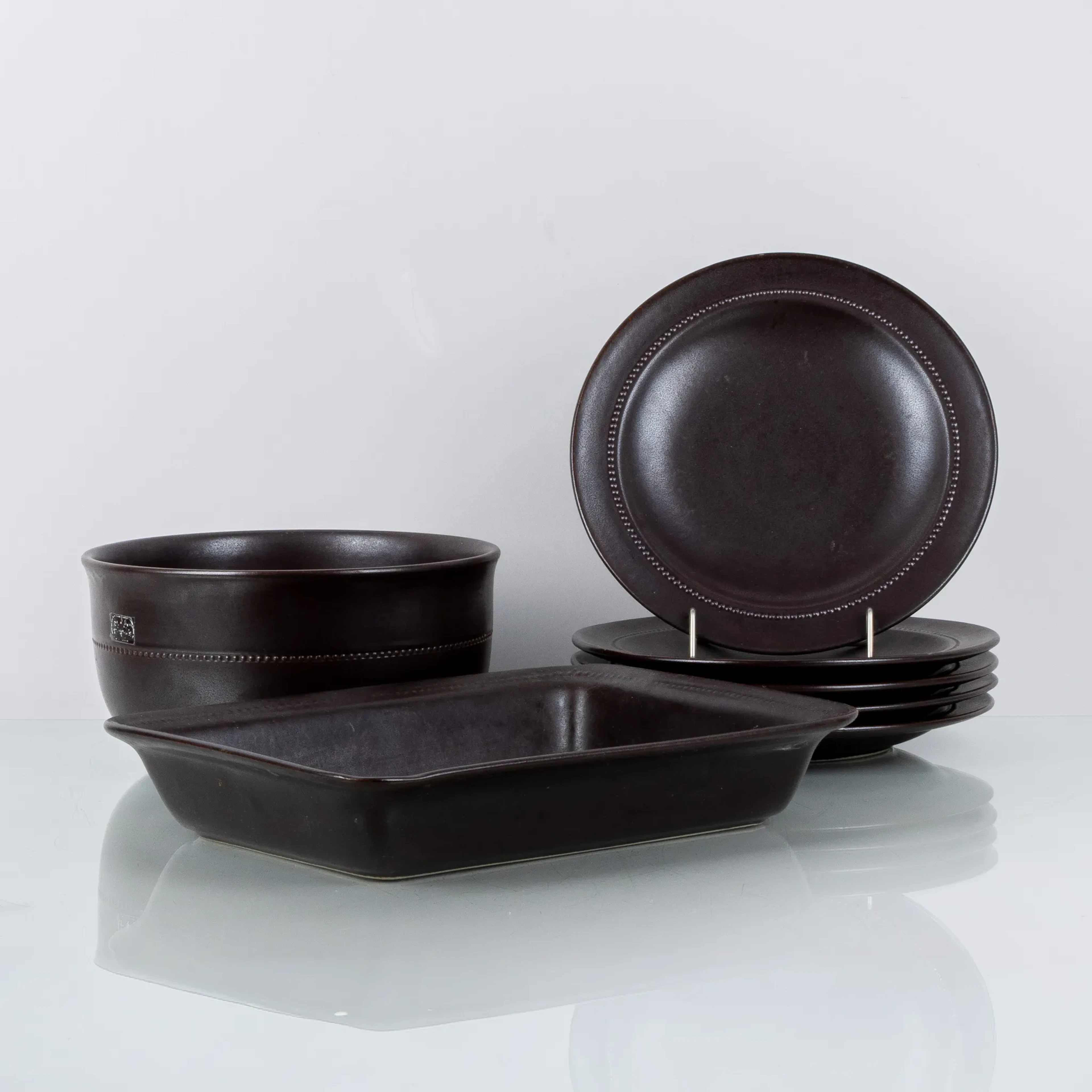 TABLEWARE PORCELAIN, 7 pieces, stoneware, Höganäs