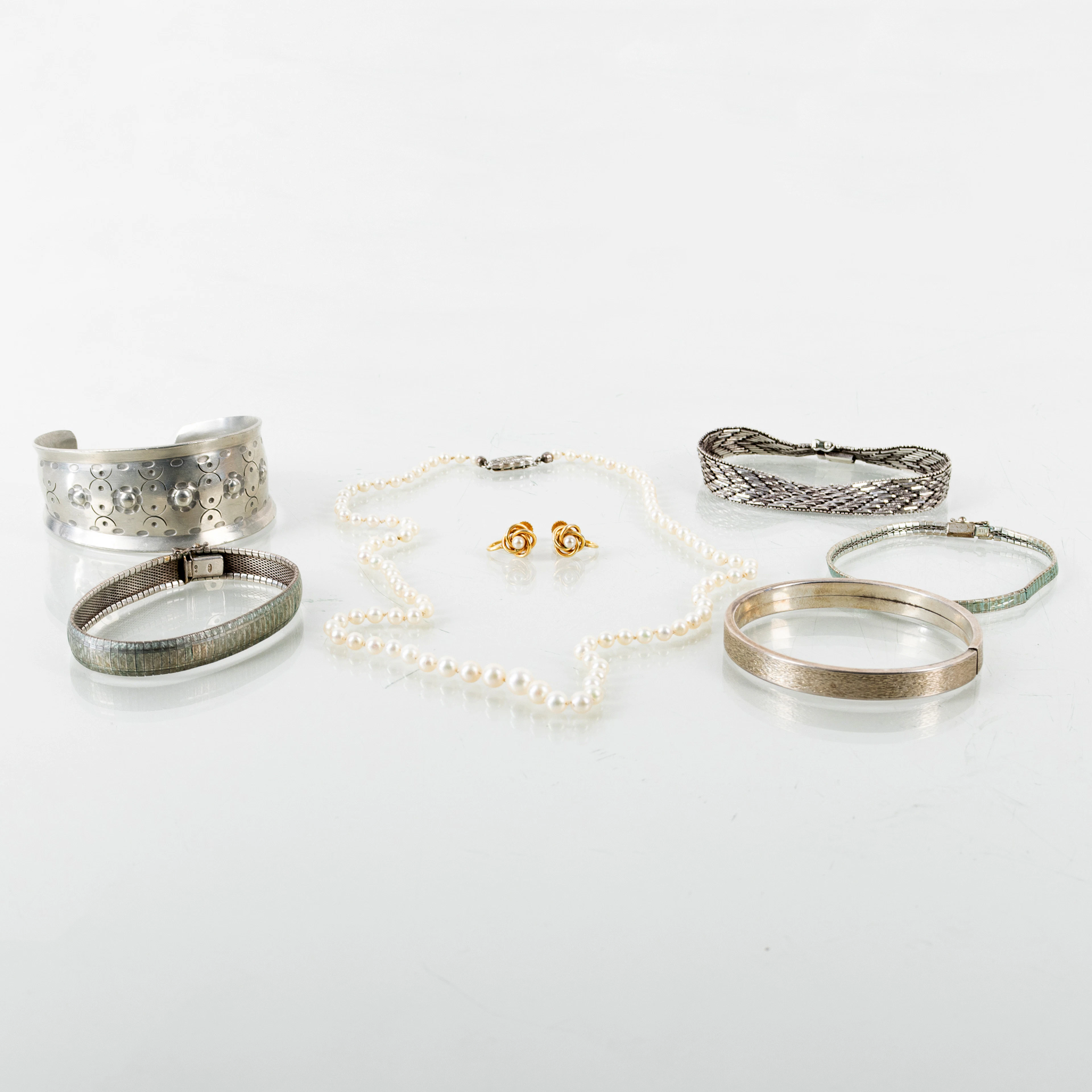 COLECCIÓN DE JOYAS, INCLUIDA LA PLATA, la segunda mitad del siglo XX