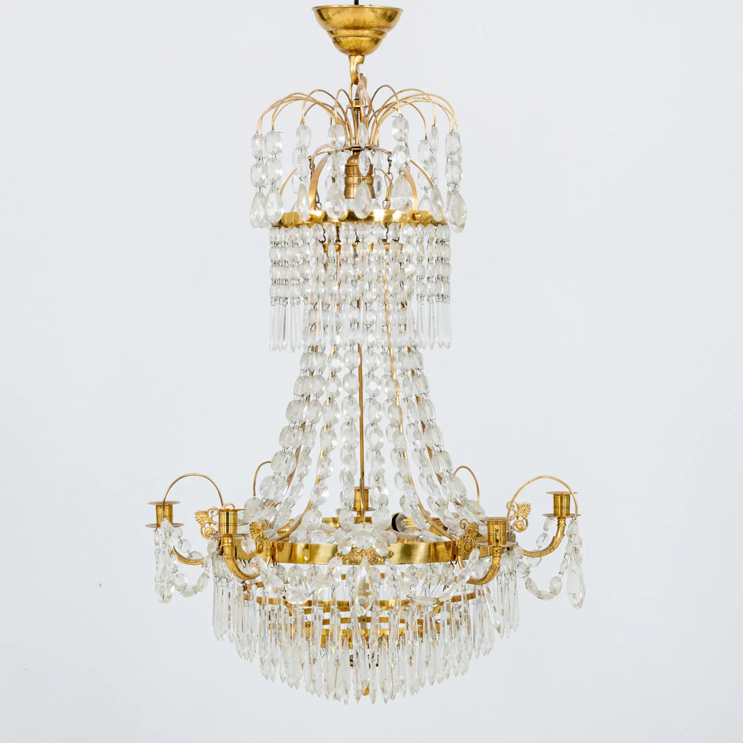 CANDELABRO, estilo Imperio, siglo XX