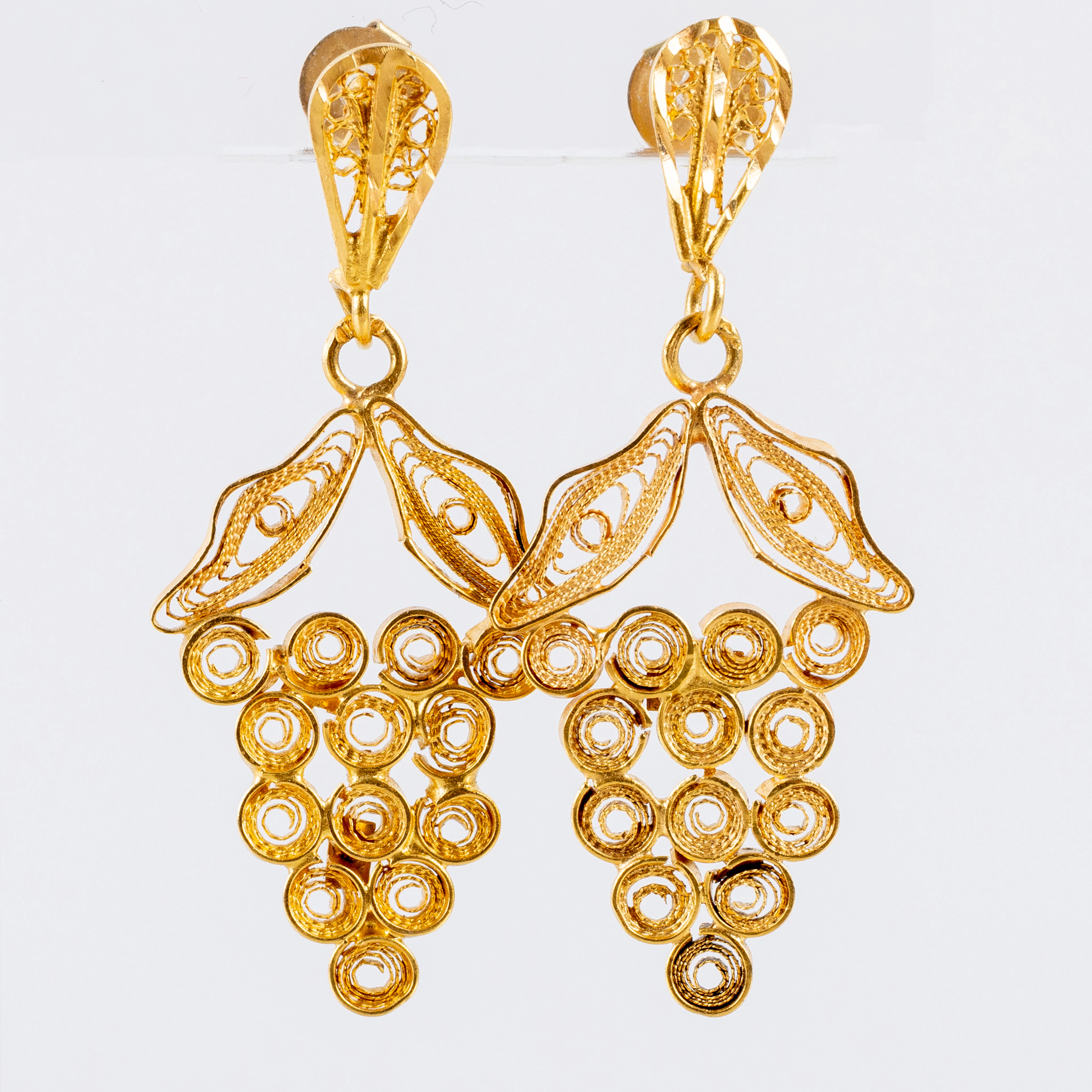 OHRRINGE, 1 Paar, 18-karat-Gold