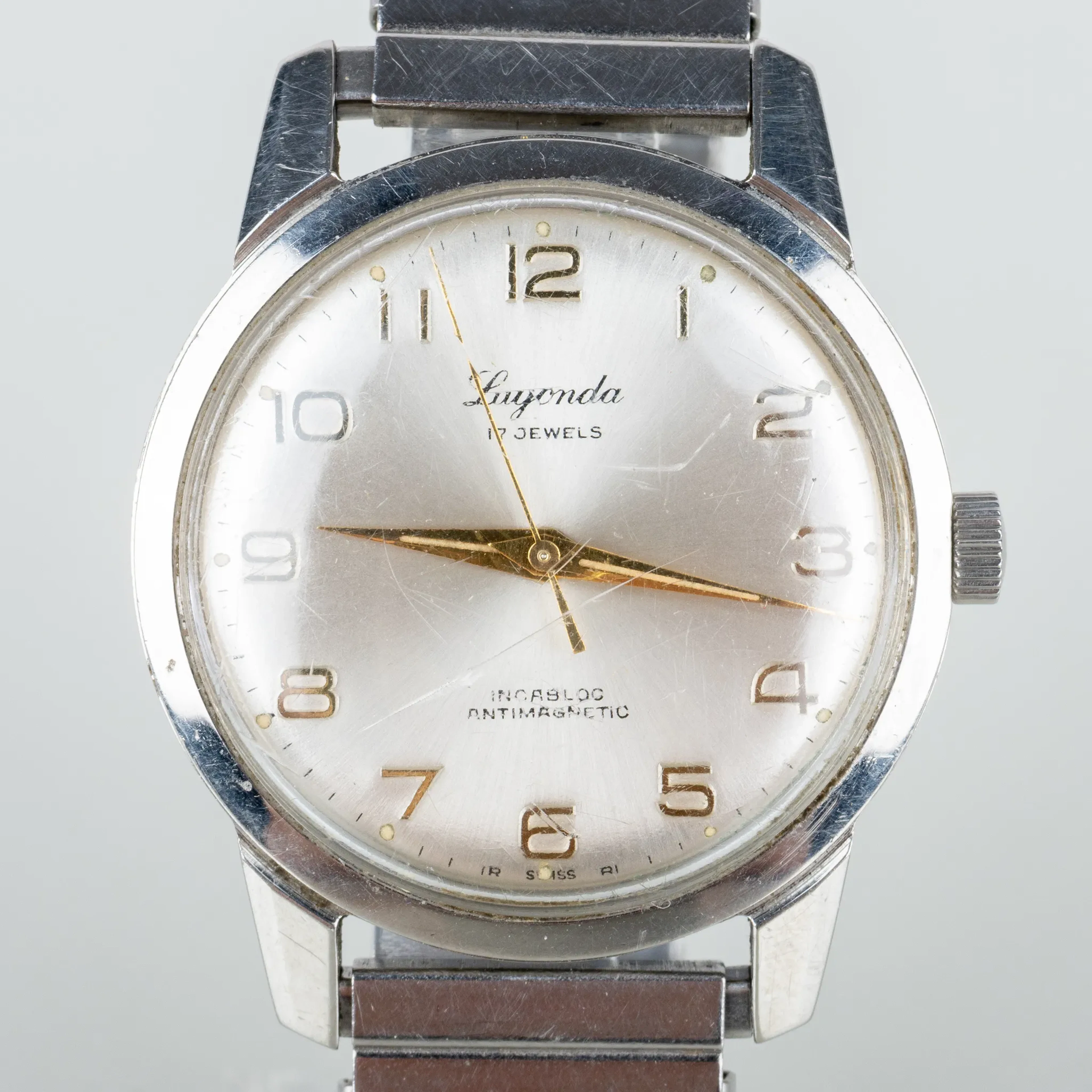 MEN'S WRISTWATCHES, Lagonda, steel, the second half of the 20th century