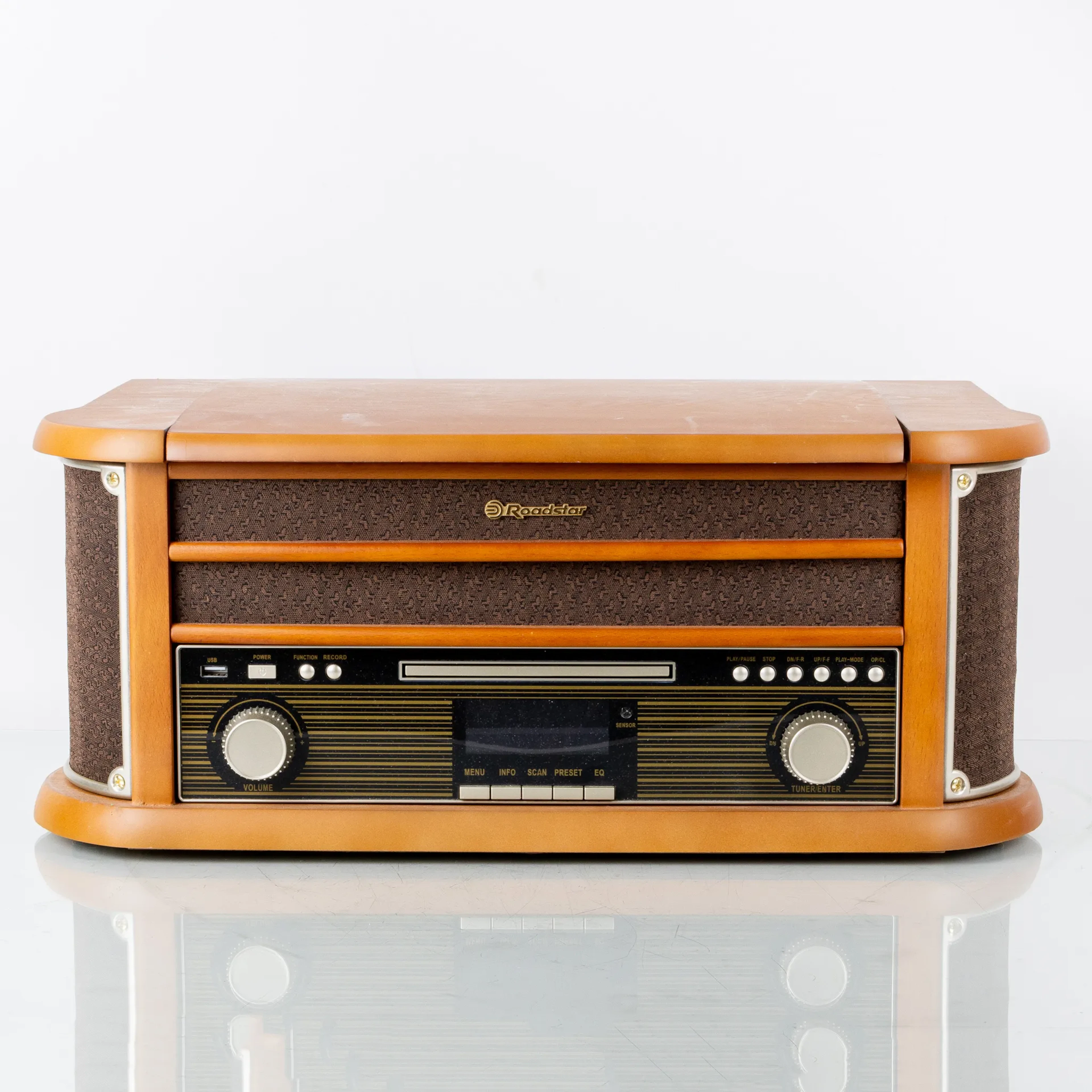 ROADSTER, Compact Stereo, HIF-1993D+BT, Wooden Home Hi-Fi System