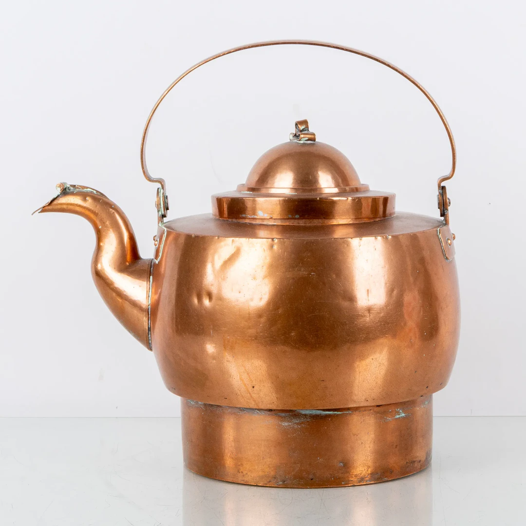 CAFETERA, COBRE, SIGLO XIX