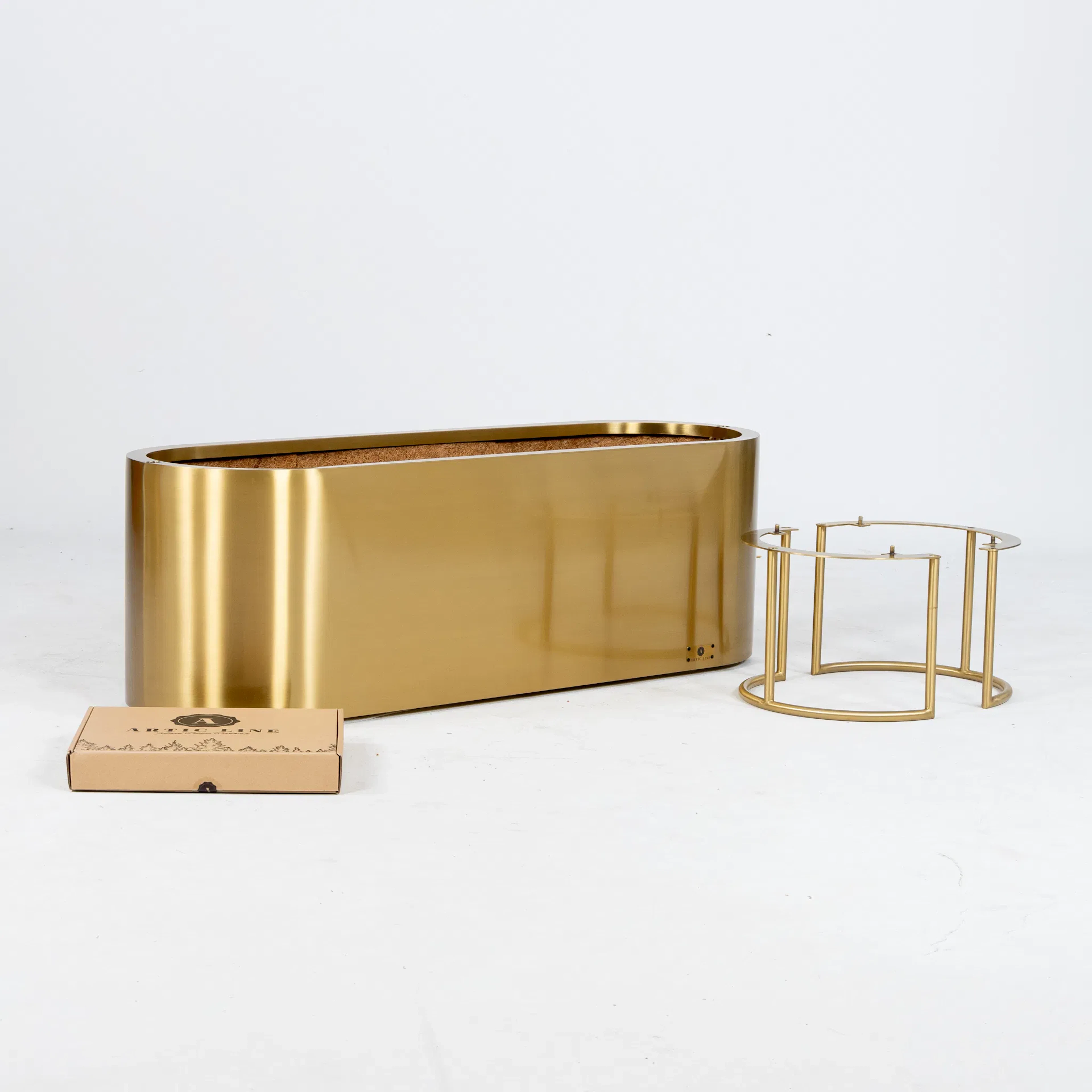 OUTER LINING, brass, "Smooth XL", Arctic Line, contemporary