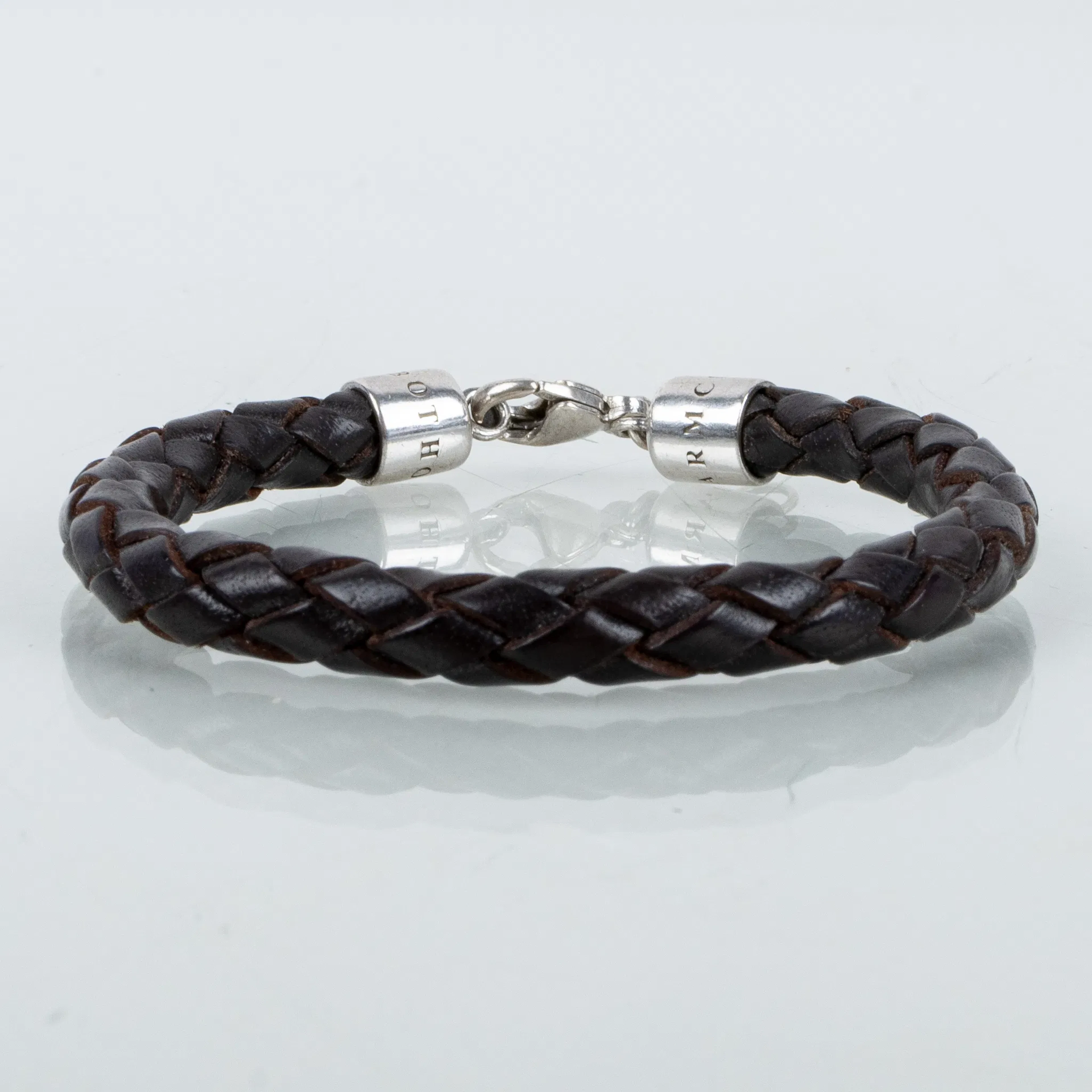 PULSERA, plata esterlina y cuero marrón, Thomas Sabo
