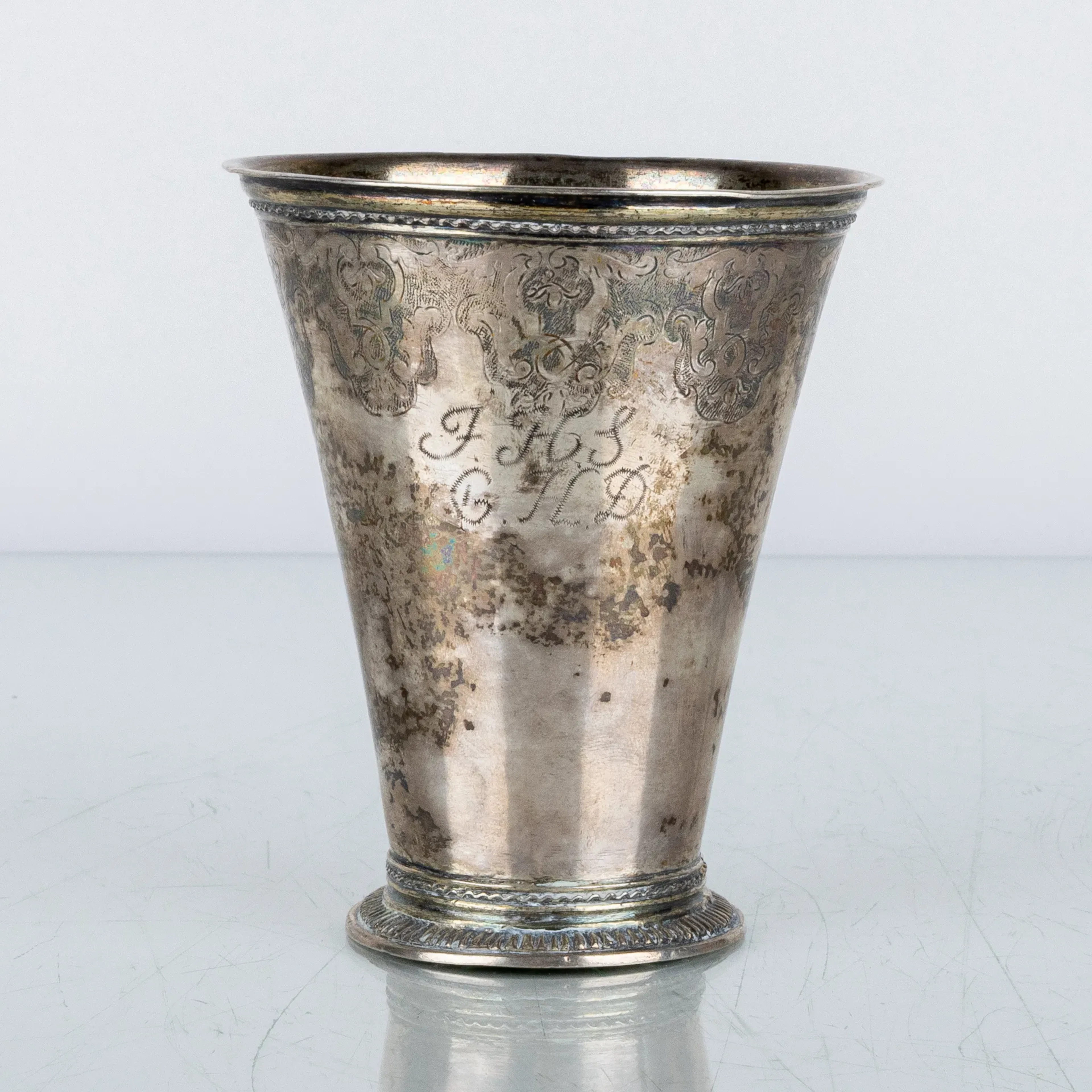 BÄGARE, silver, Thomas Beckman dy (1727-1759), Örebro