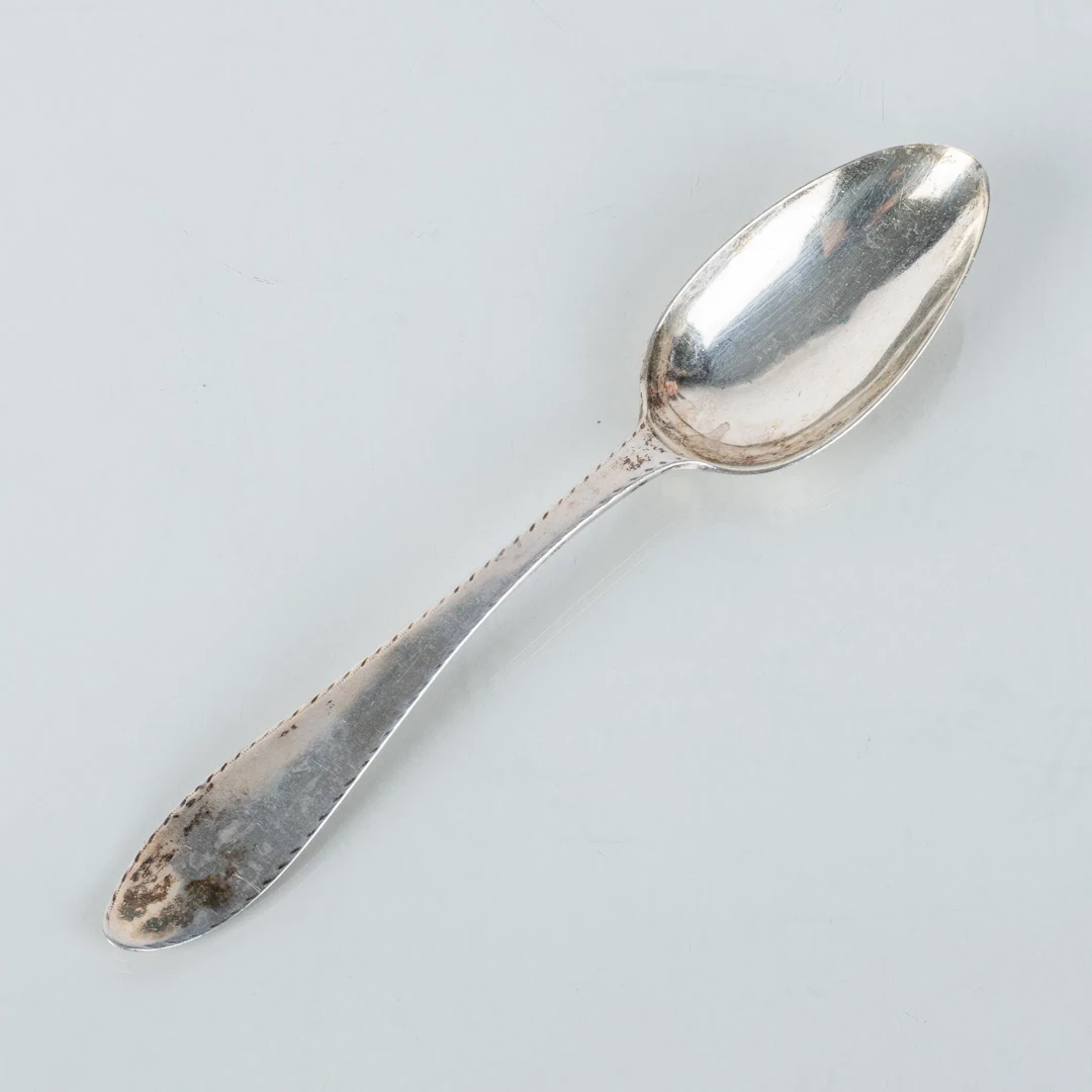 JOHAN MALMSTEDT (active 1783-1831), tablespoon, silver, Gothenburg 1801