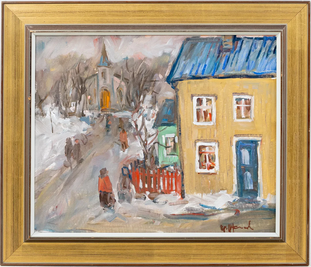 UNO HUBERT KARLSSON (nacido en 1903), óleo sobre lienzo, firmado