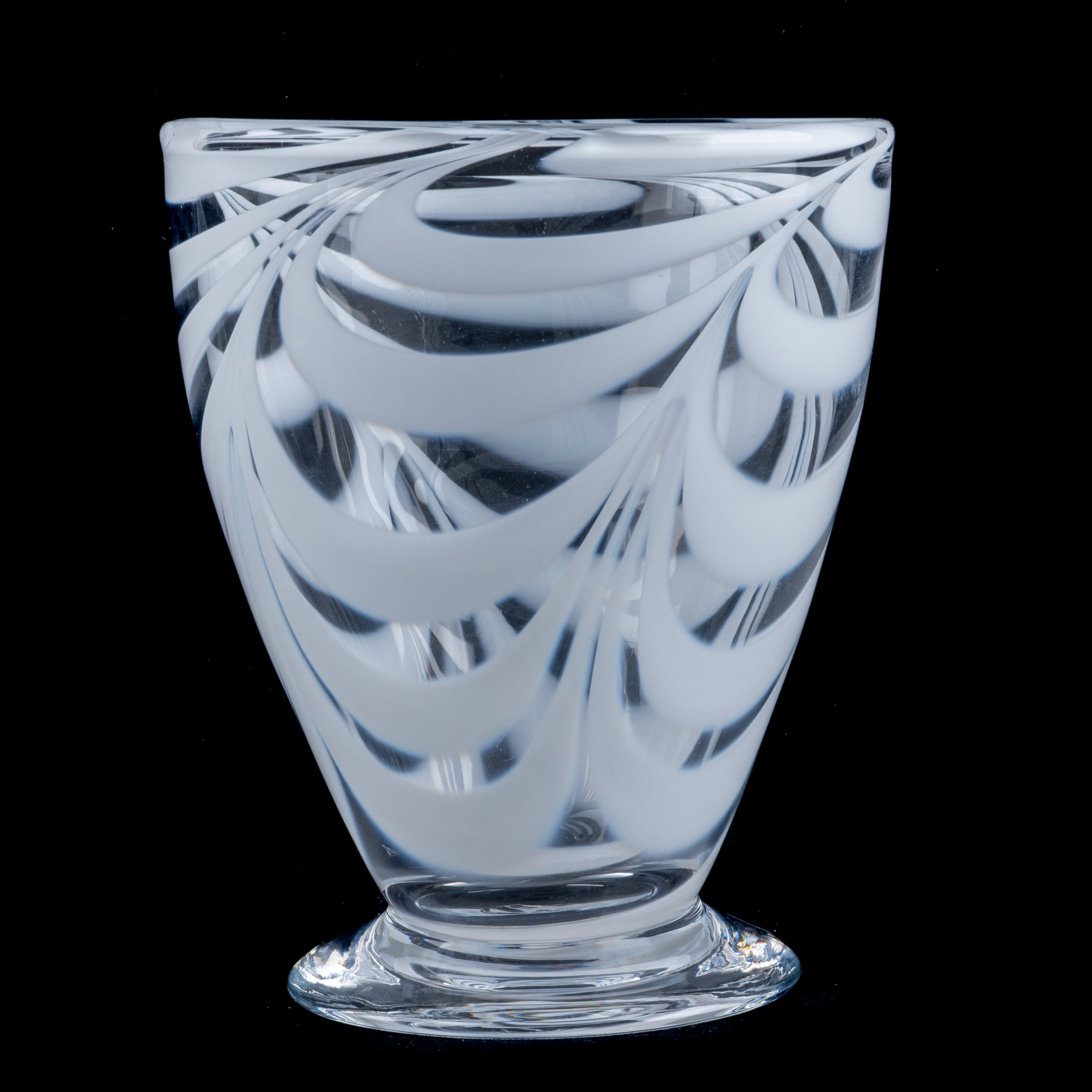 A Margareta Hennix glass vase, "Garden", Reijmyre glassworks, 1900s/2000s