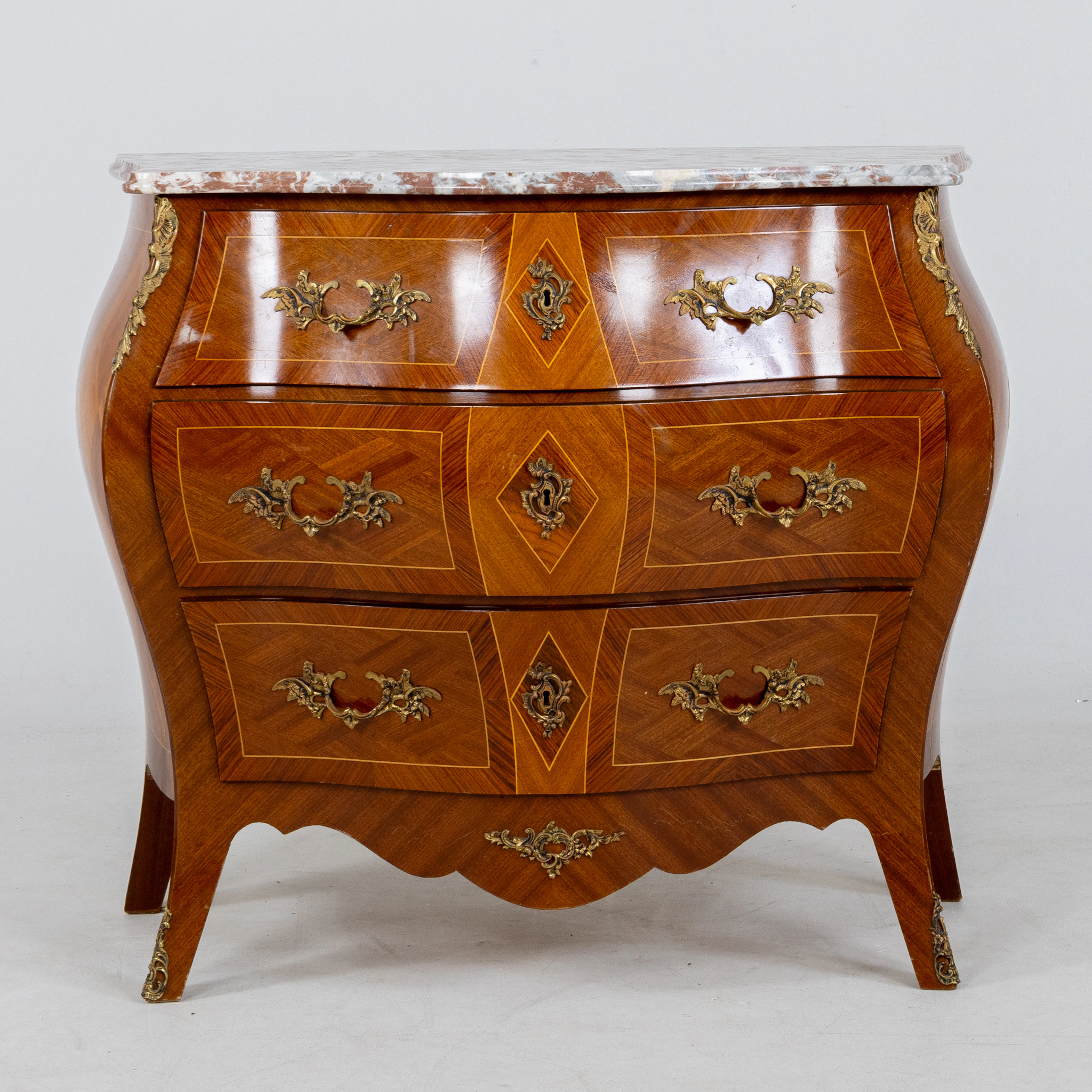 CHEST of DRAWERS, Rococo style, 1900s
