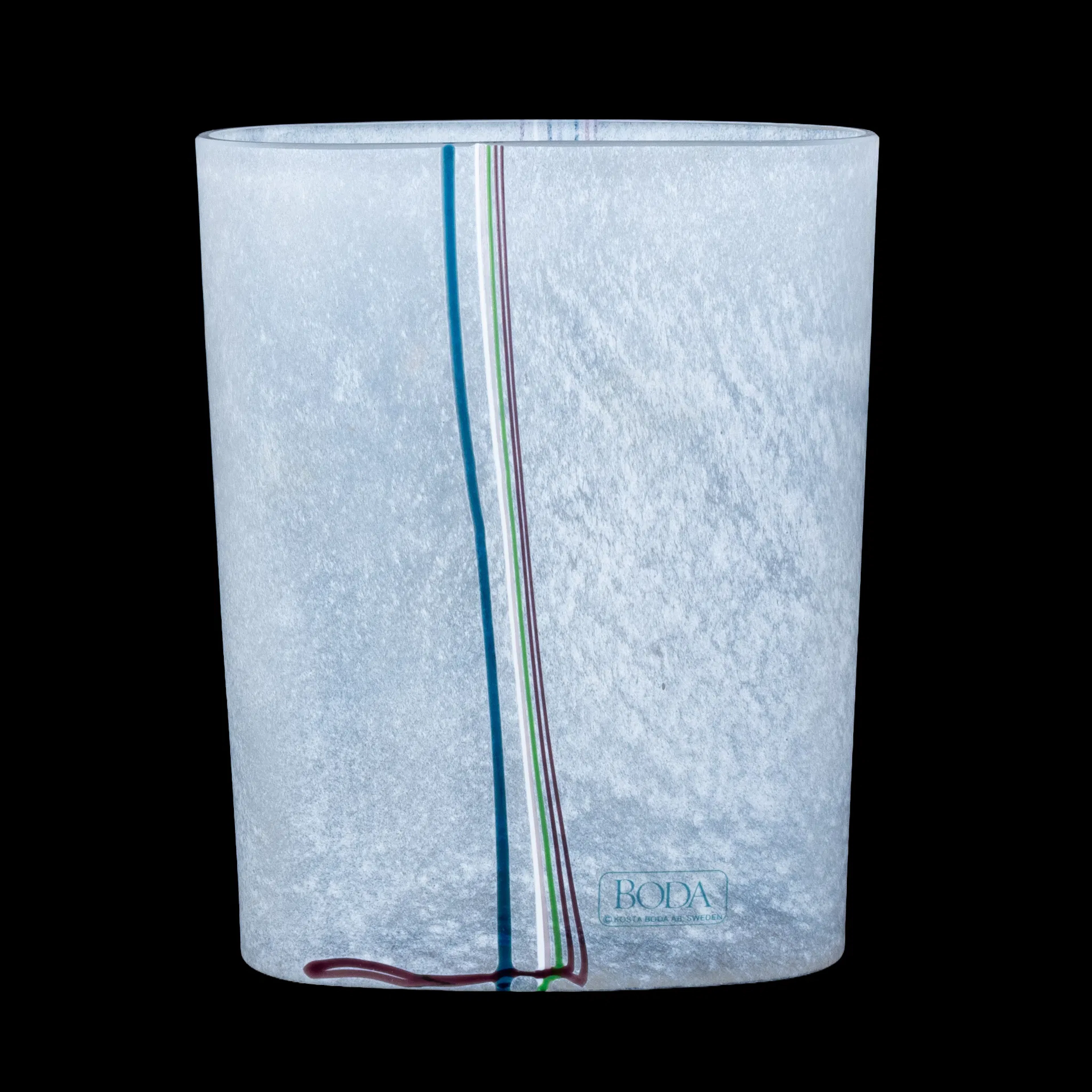 BERTIL VALLIEN, a glass vase "Rainbow", Kosta Boda