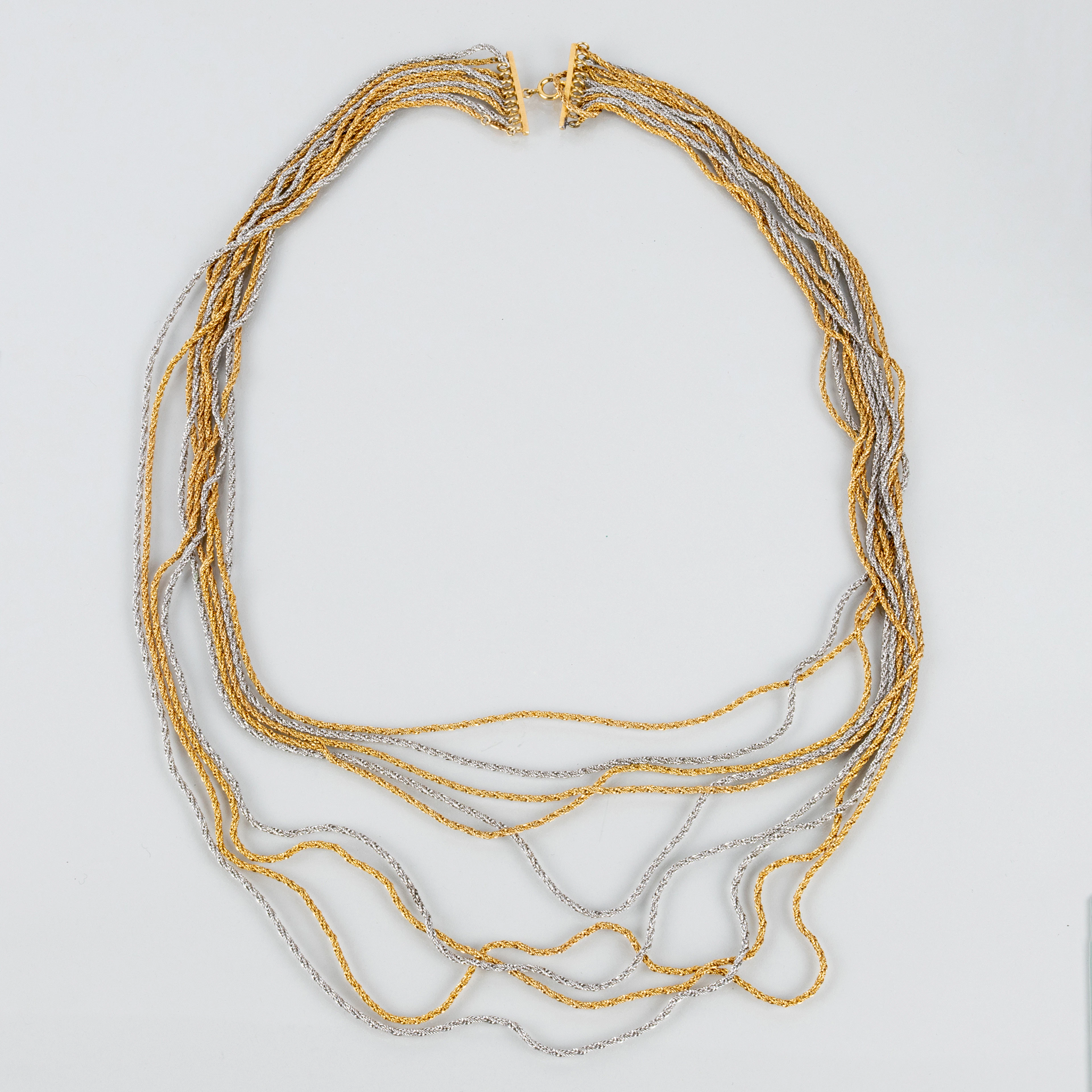 CHRISTIAN DIOR, A METAL COLLIER, 1973
