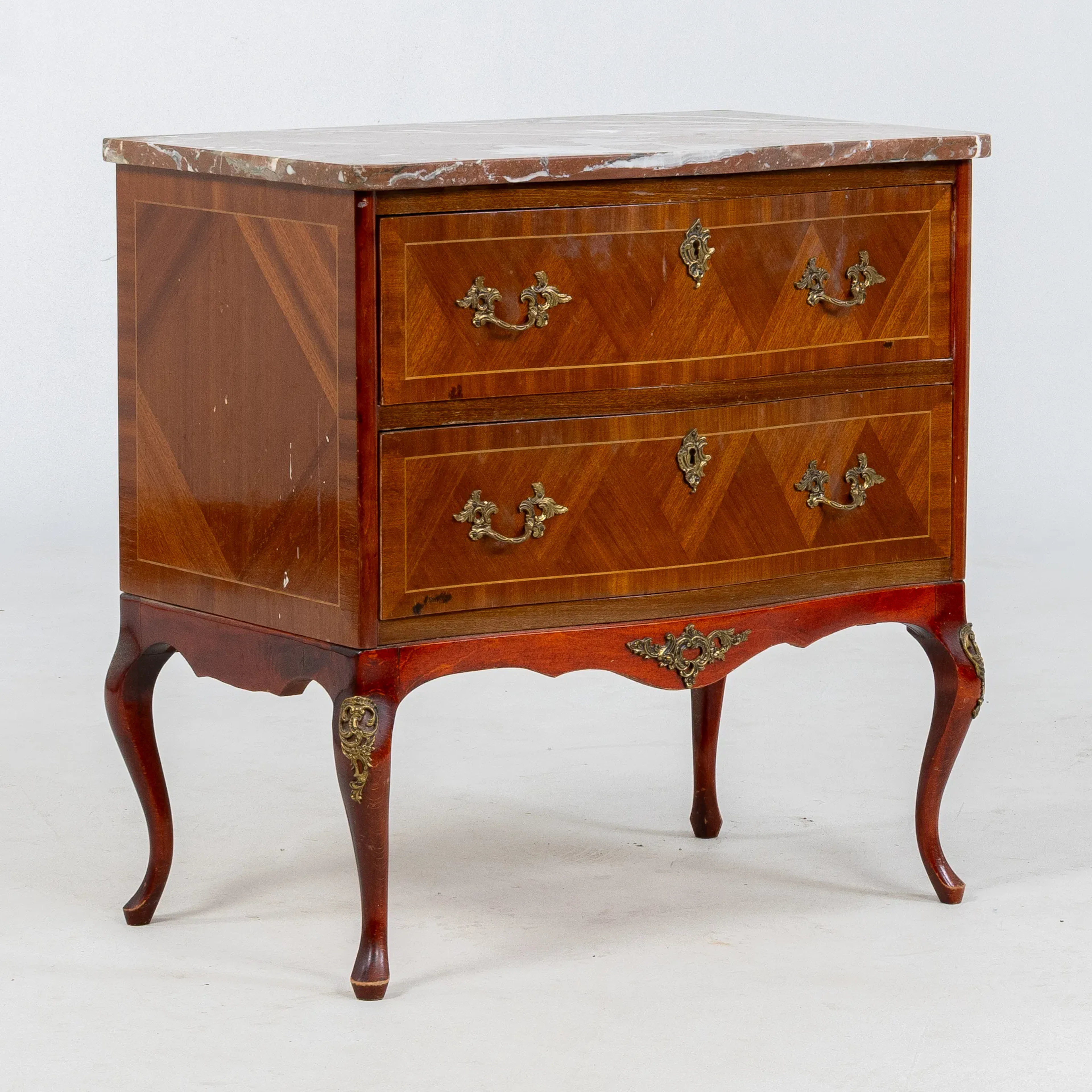 CHEST of DRAWERS, Rococo style, mid-1900s