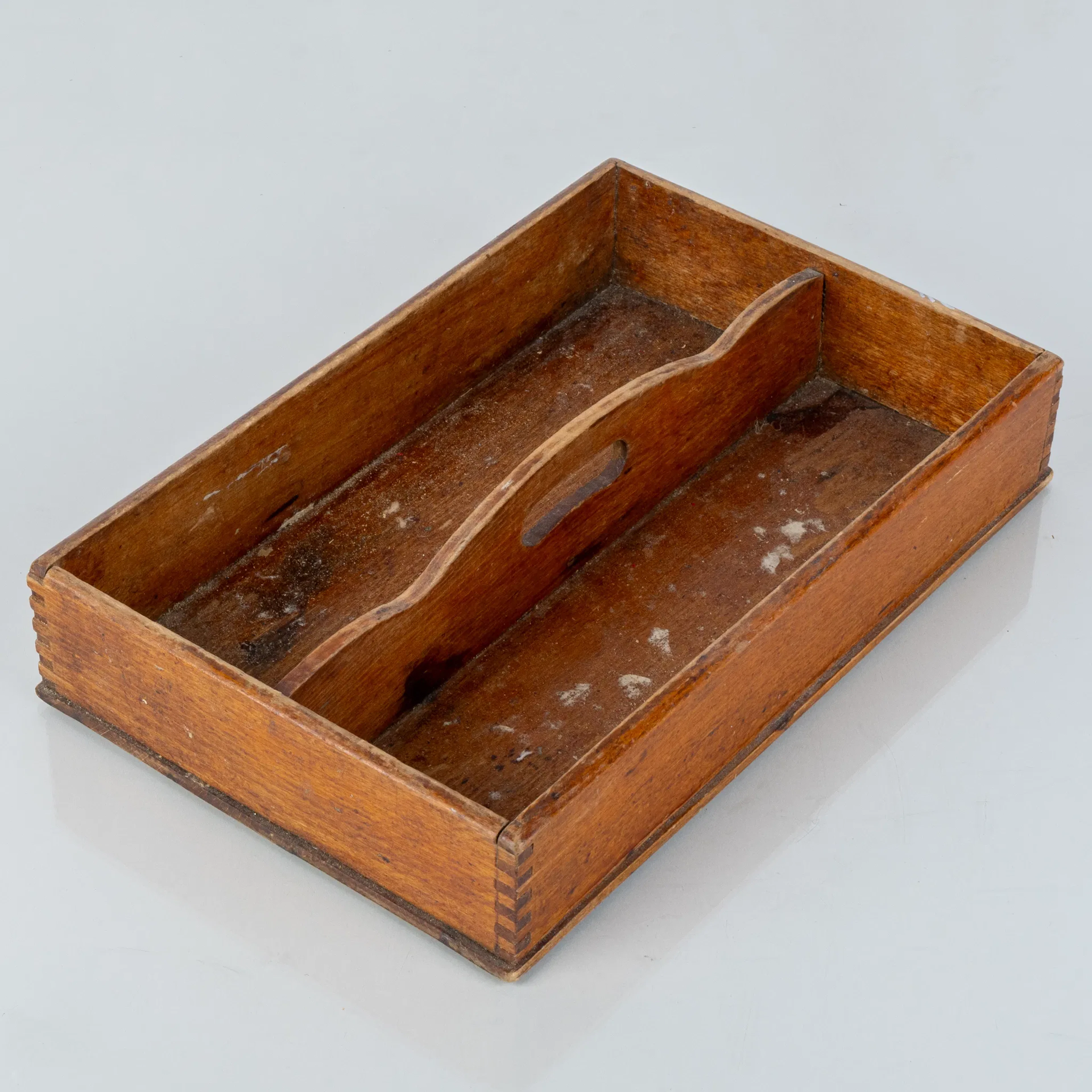 CAJÓN DE CUBIERTOS, RÚSTICO, MADERA, SIGLOS XIX/SIGLO XX