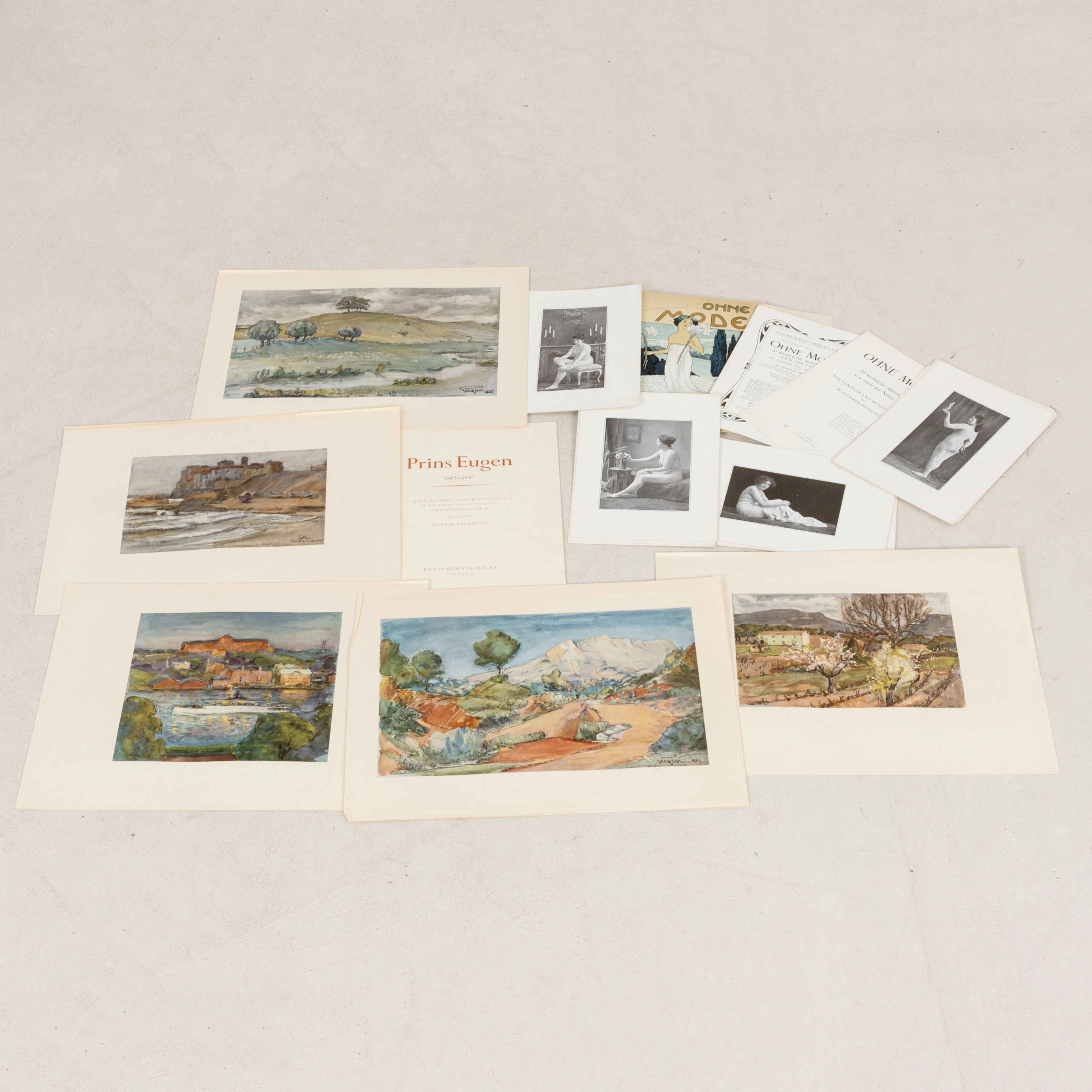 MAPP, Ohne Mode, 20 fotografías para dibujo de modelos, Art Nouveau, principios de 1900