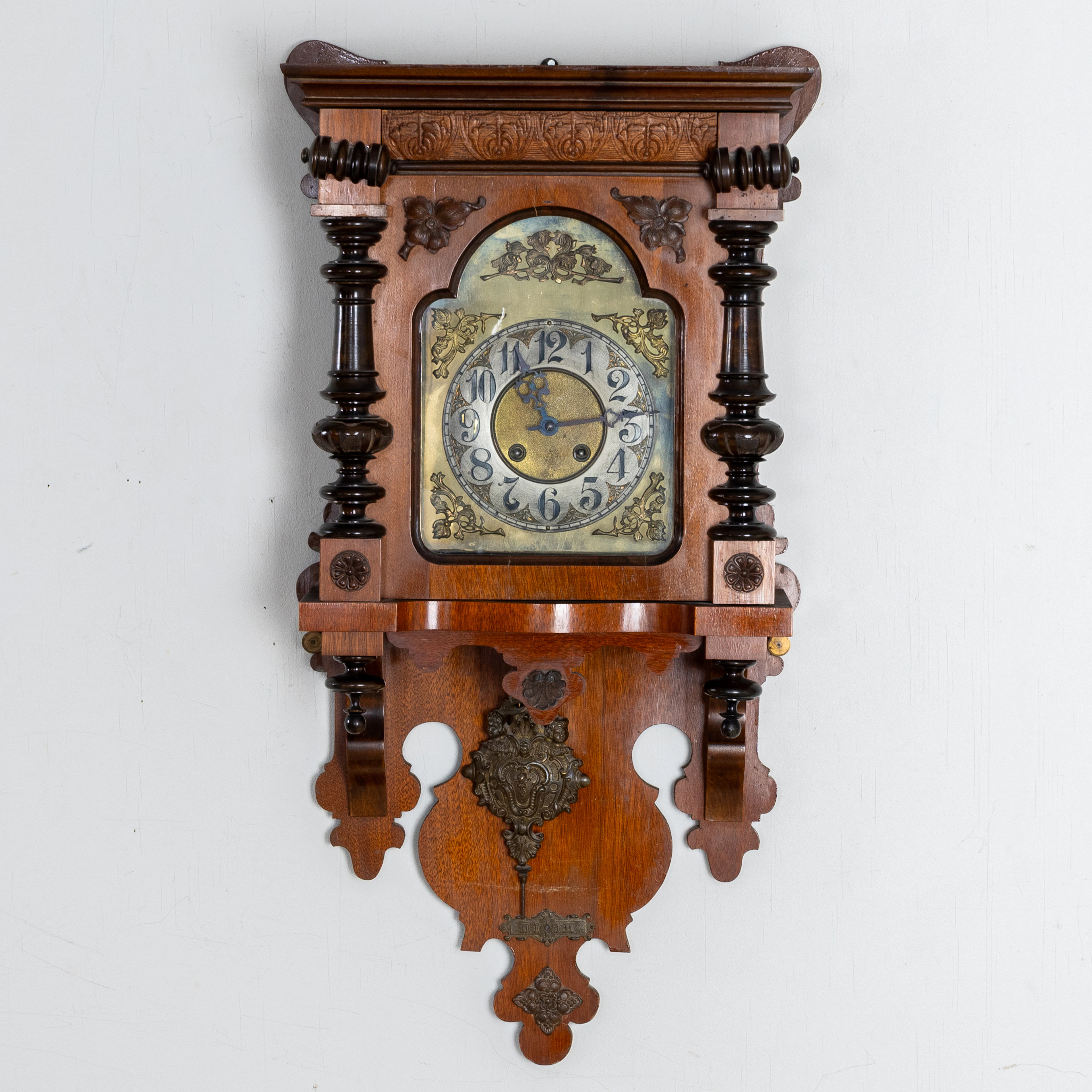 HORLOGE MURALE, horloge à pendule, années 1800/1900