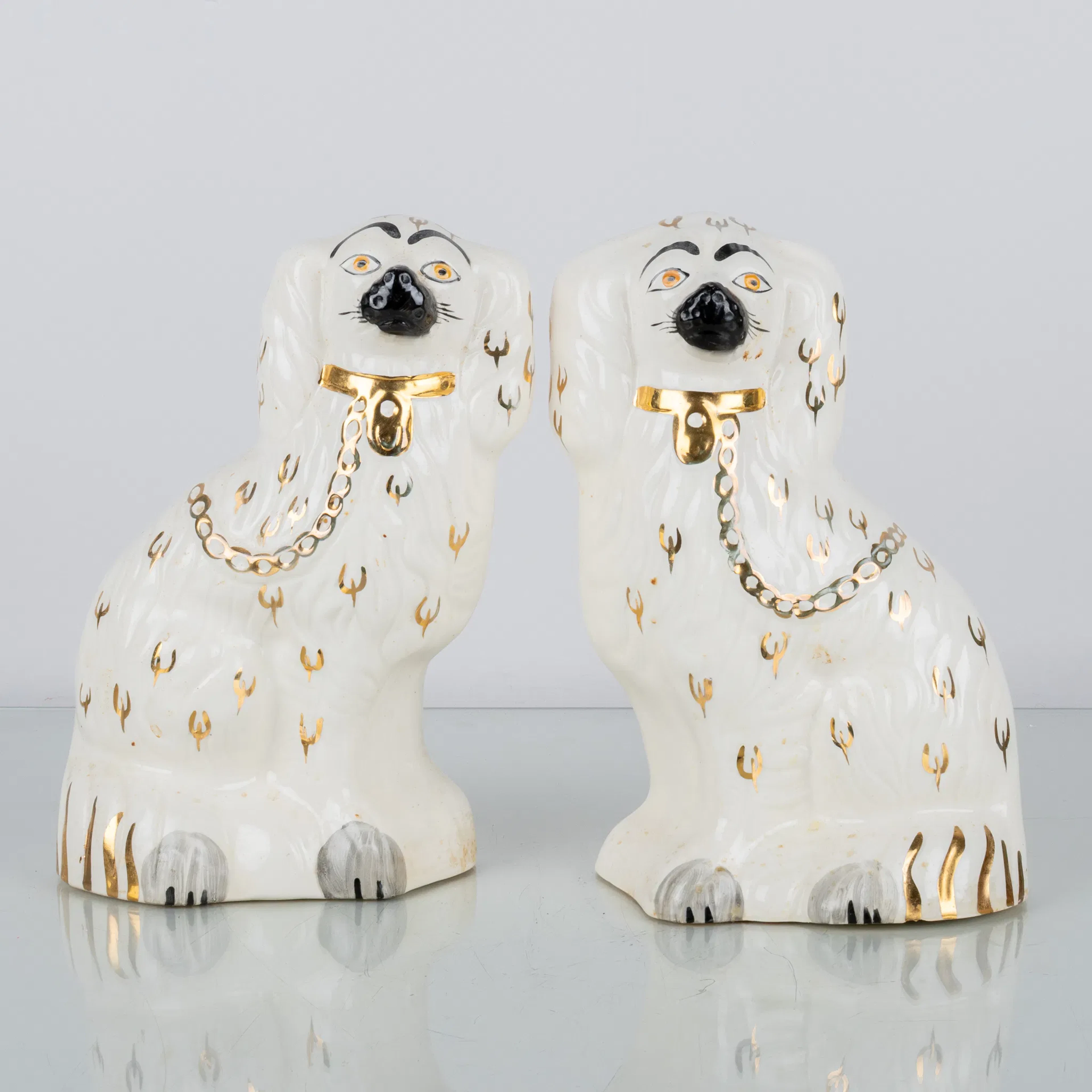 FIGURILLAS, 1 par, porcelana, Beswick, Inglaterra