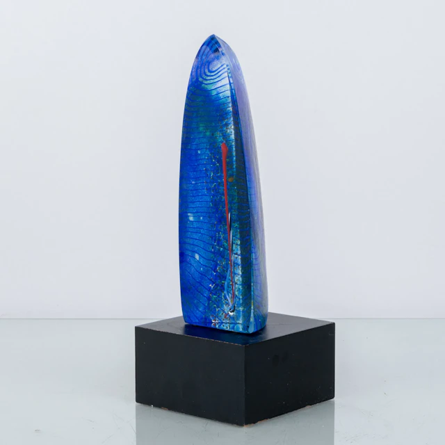 BERTIL VALLIEN (born 1938), sculpture, glass, Kosta Boda, signed