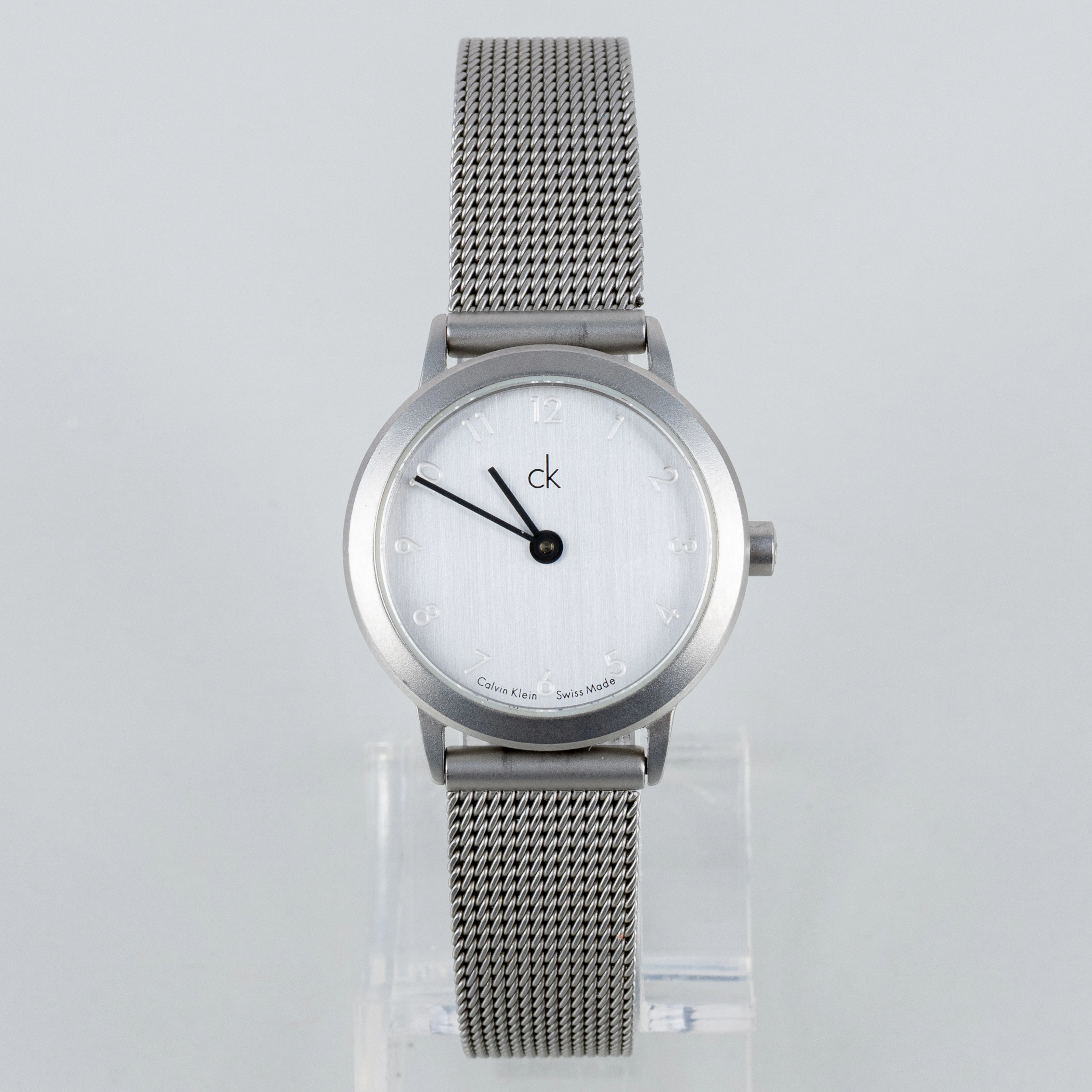 CALVIN KLEIN, reloj de pulsera, acero inoxidable, siglos de 1900/2000