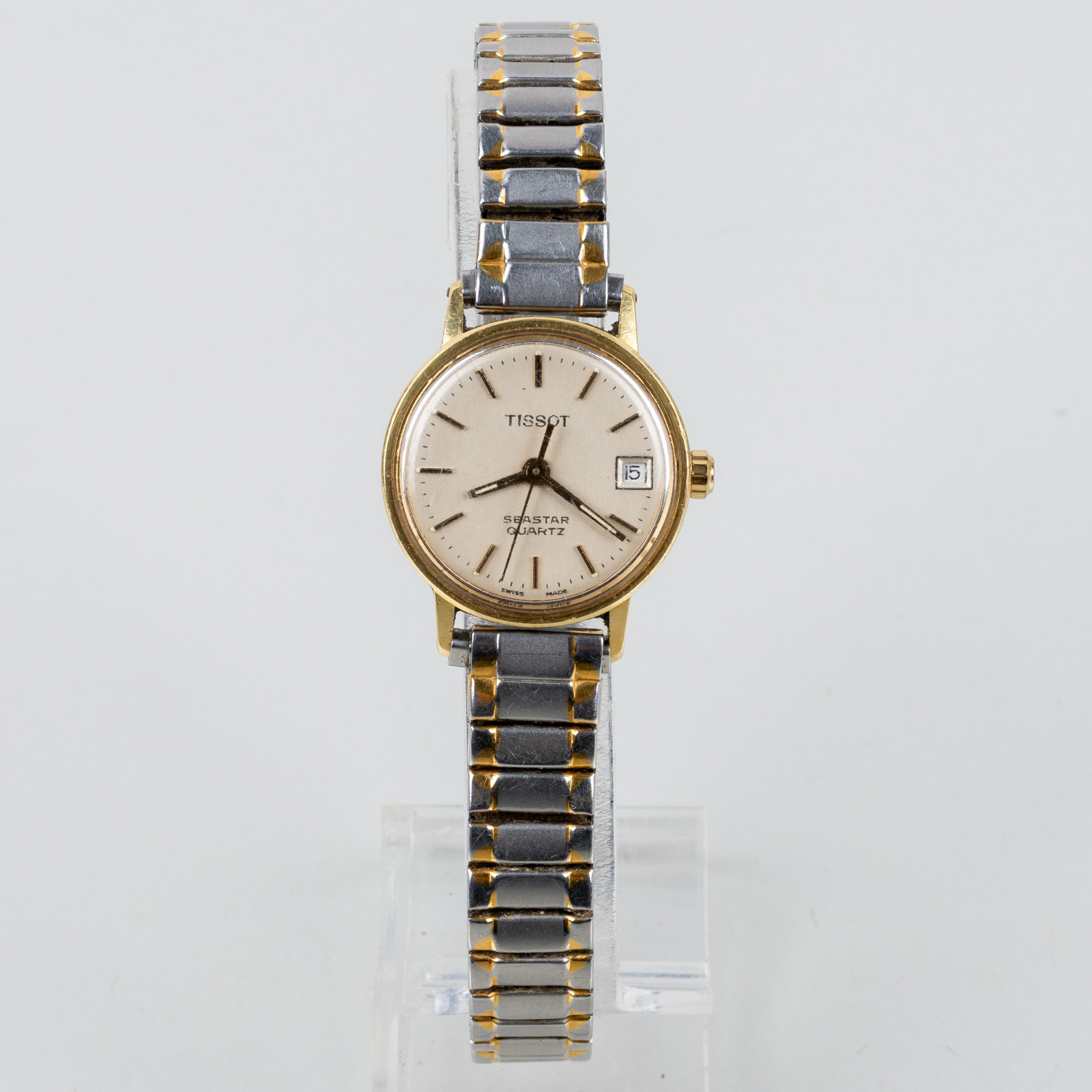 TISSOT, seastar, reloj de pulsera, oro 18 quilates
