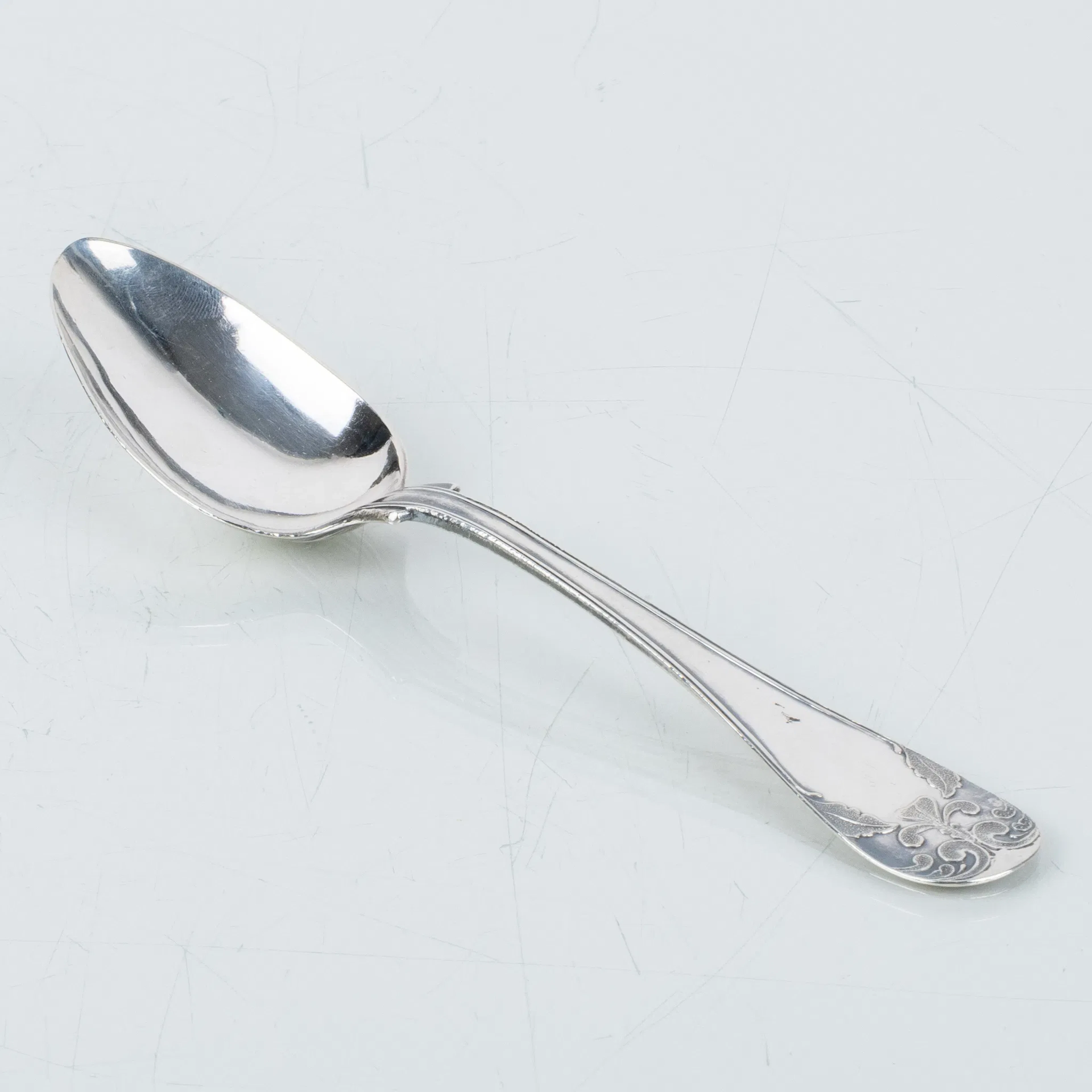 CUILLÈRE À SOUPE, argent, Carl Johan Hellsten, Karlskrona 1899