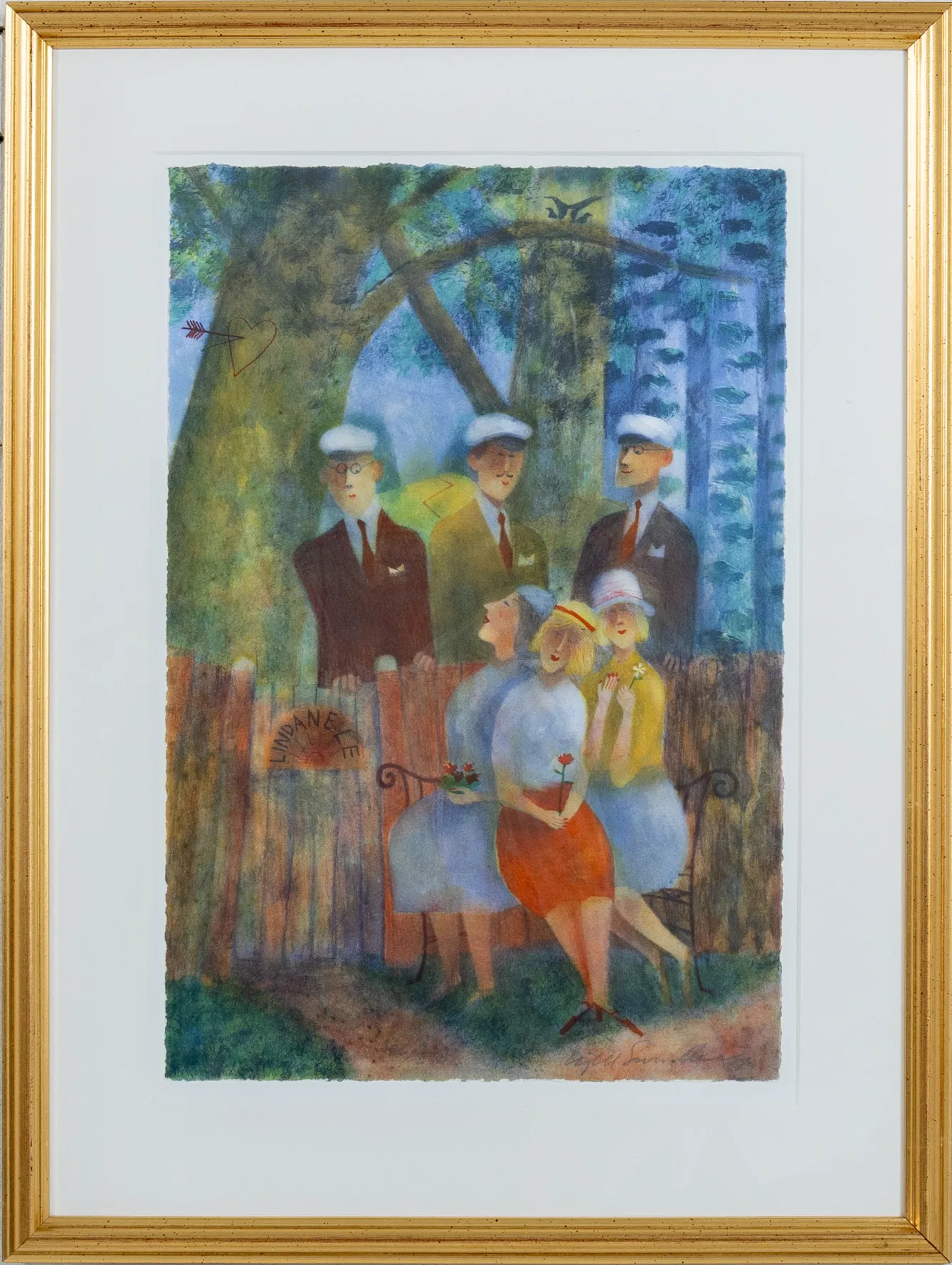 KJELL SUNDBERG (geboren 1942), Farblithografie, signiert, nummeriert 126/250