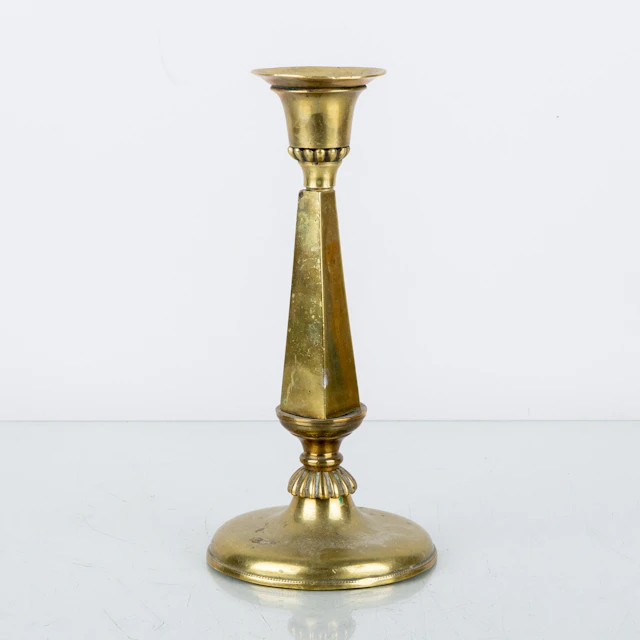 CANDLESTICK, brass, 1800s
