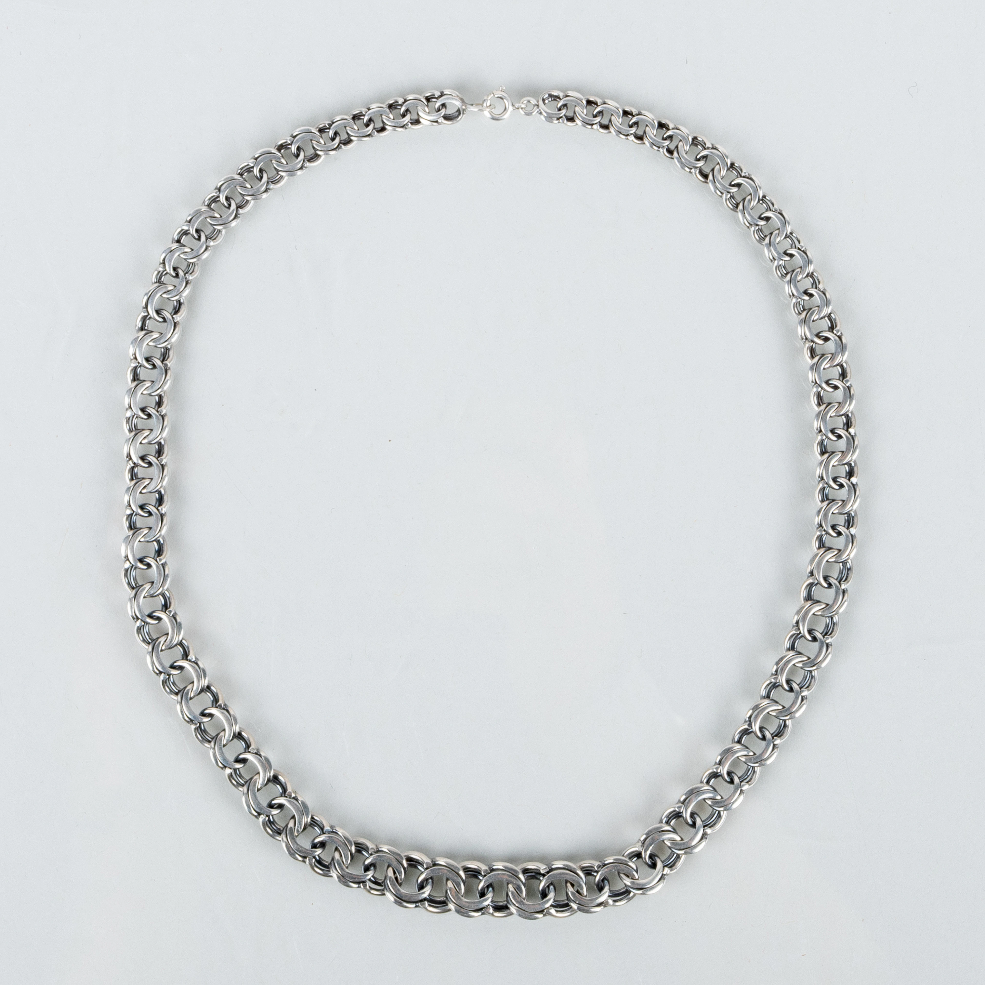 COLLIER UND 1 PAAR ORINGE, Silber, unter anderem Victor Janson, Lindesberg 1956