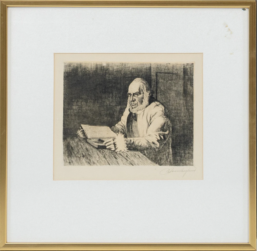 Donado 26/8 - JEAN SKOGLUND (1908-1948), grabado, firmado