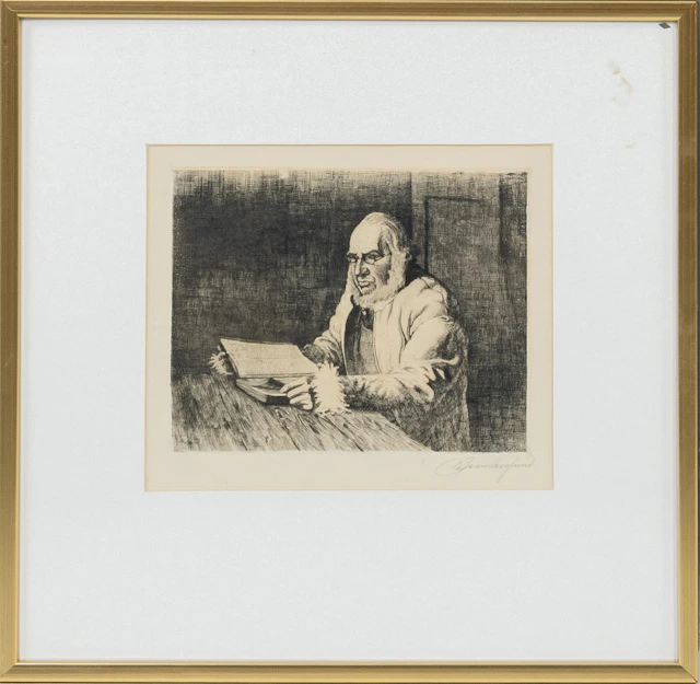 Don 26/8 - JEAN SKOGLUND (1908-1948), eau-forte, signé