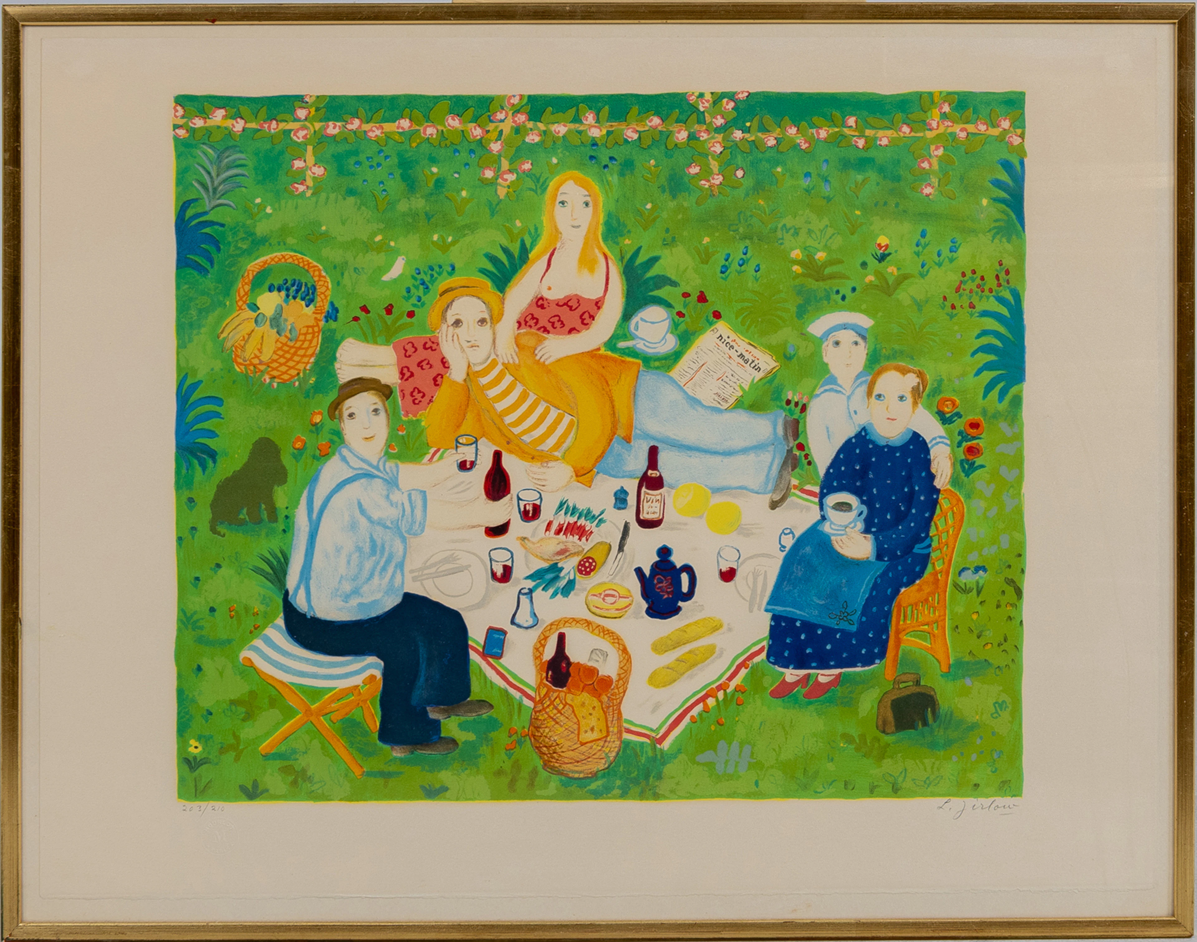 LENNART JIRLOW (1936–2020), Farblithografie, signiert und nummeriert 203/210