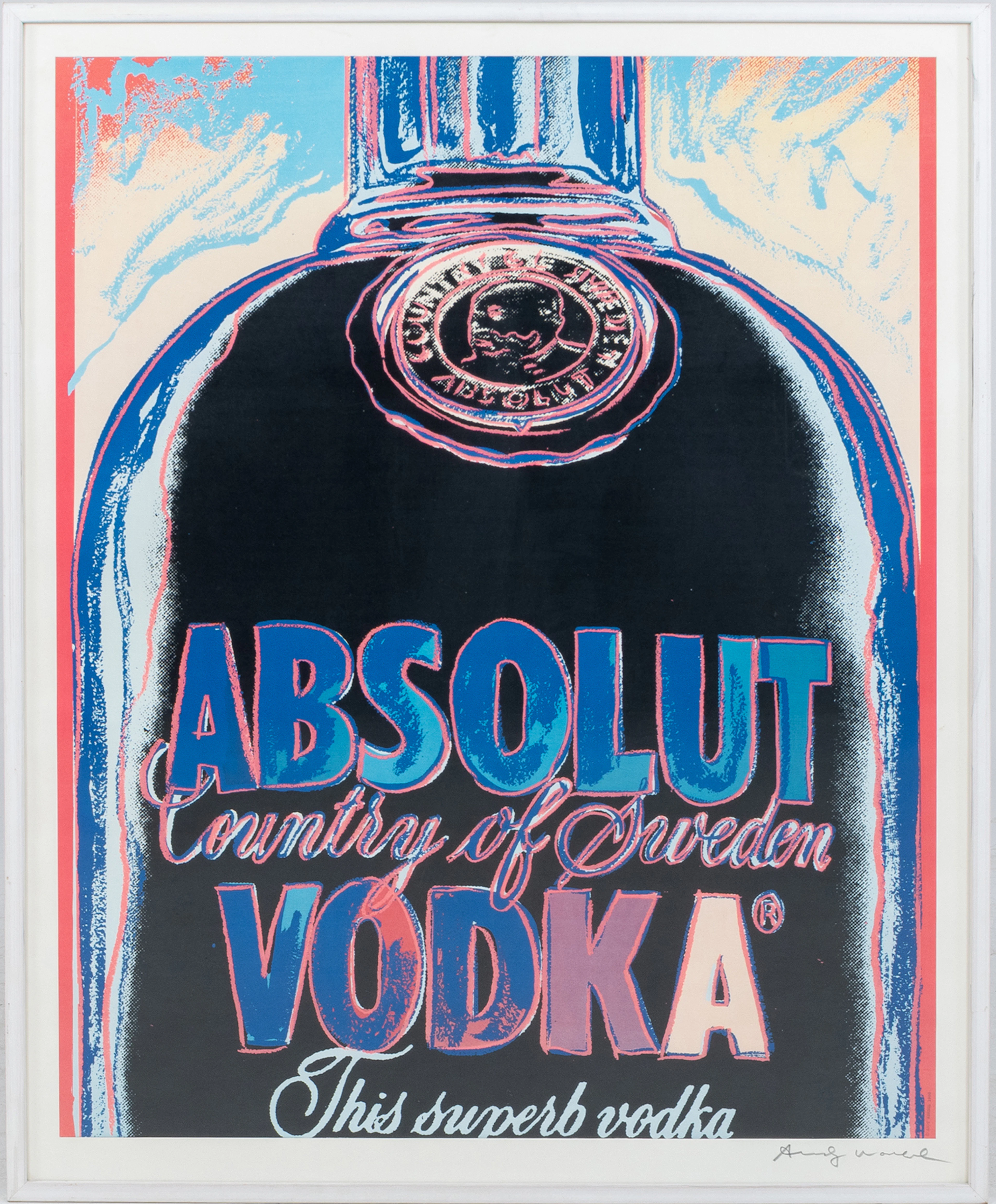 ANDY WARHOL (USA, 1928-1987), colour offset printing, 1985, signed
