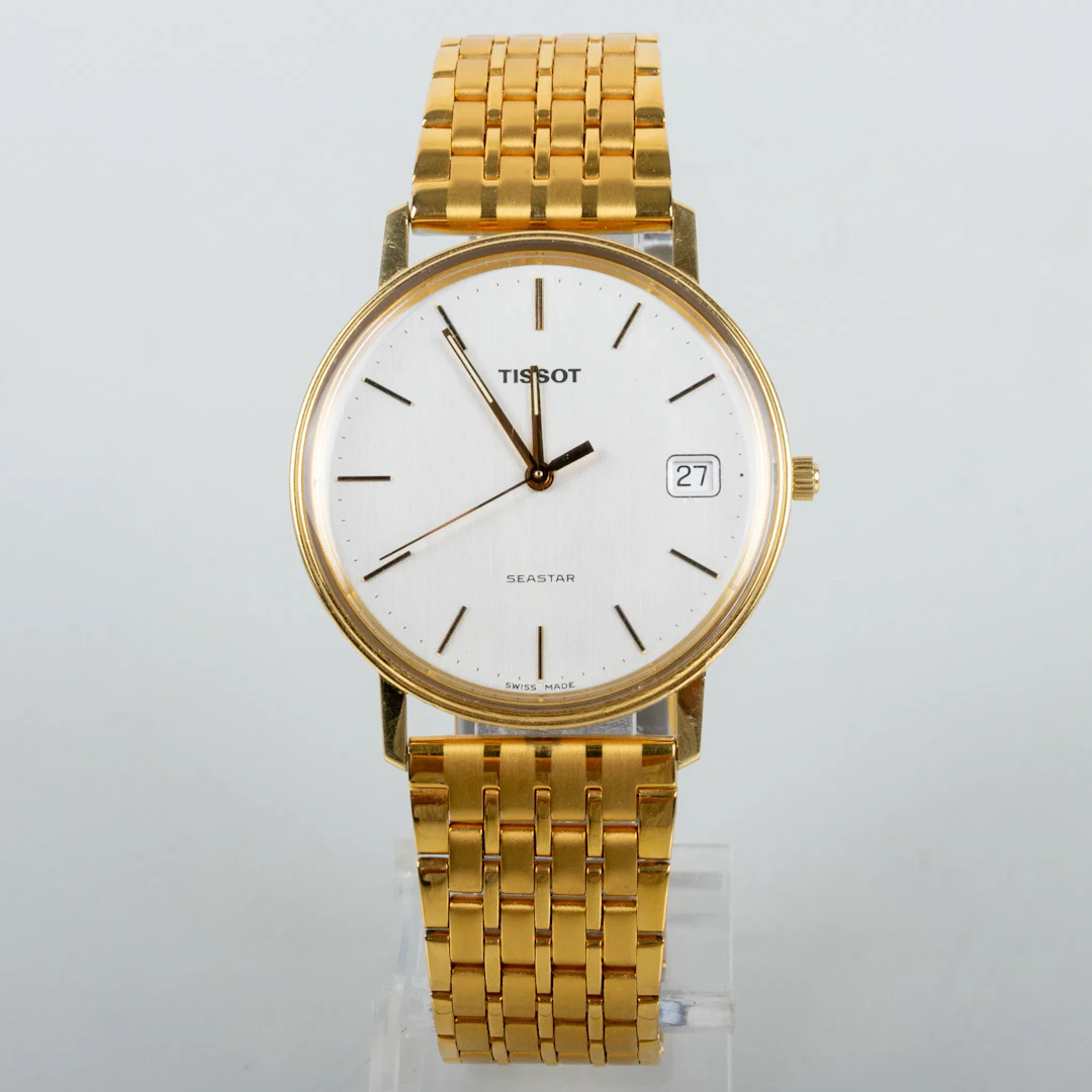 MEN'S WRISTWATCH, 18k gold, Tissot, Seastar, late 1900s
