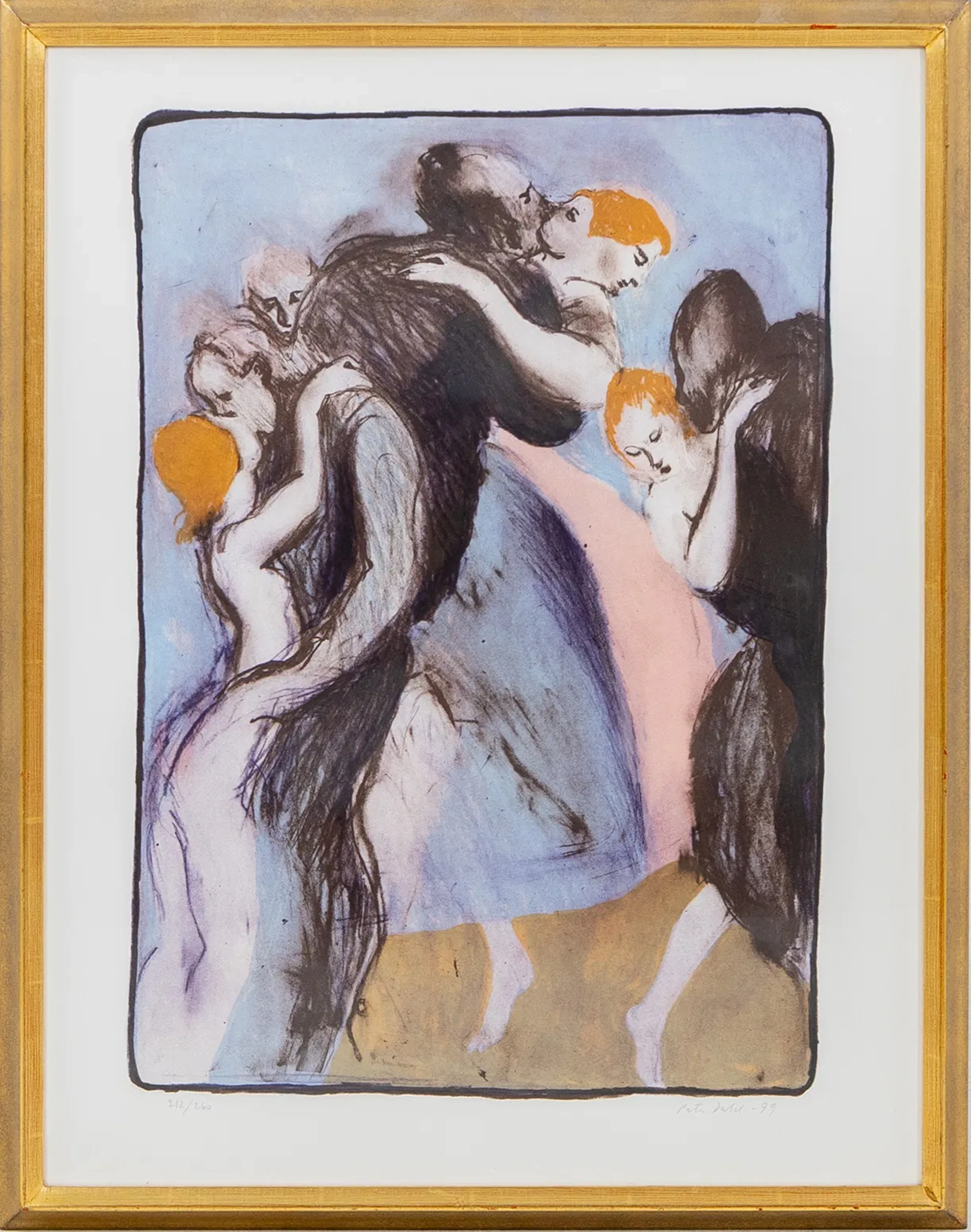 PETER DAHL (1934-2019), litografía en color, firmada y fechada -79