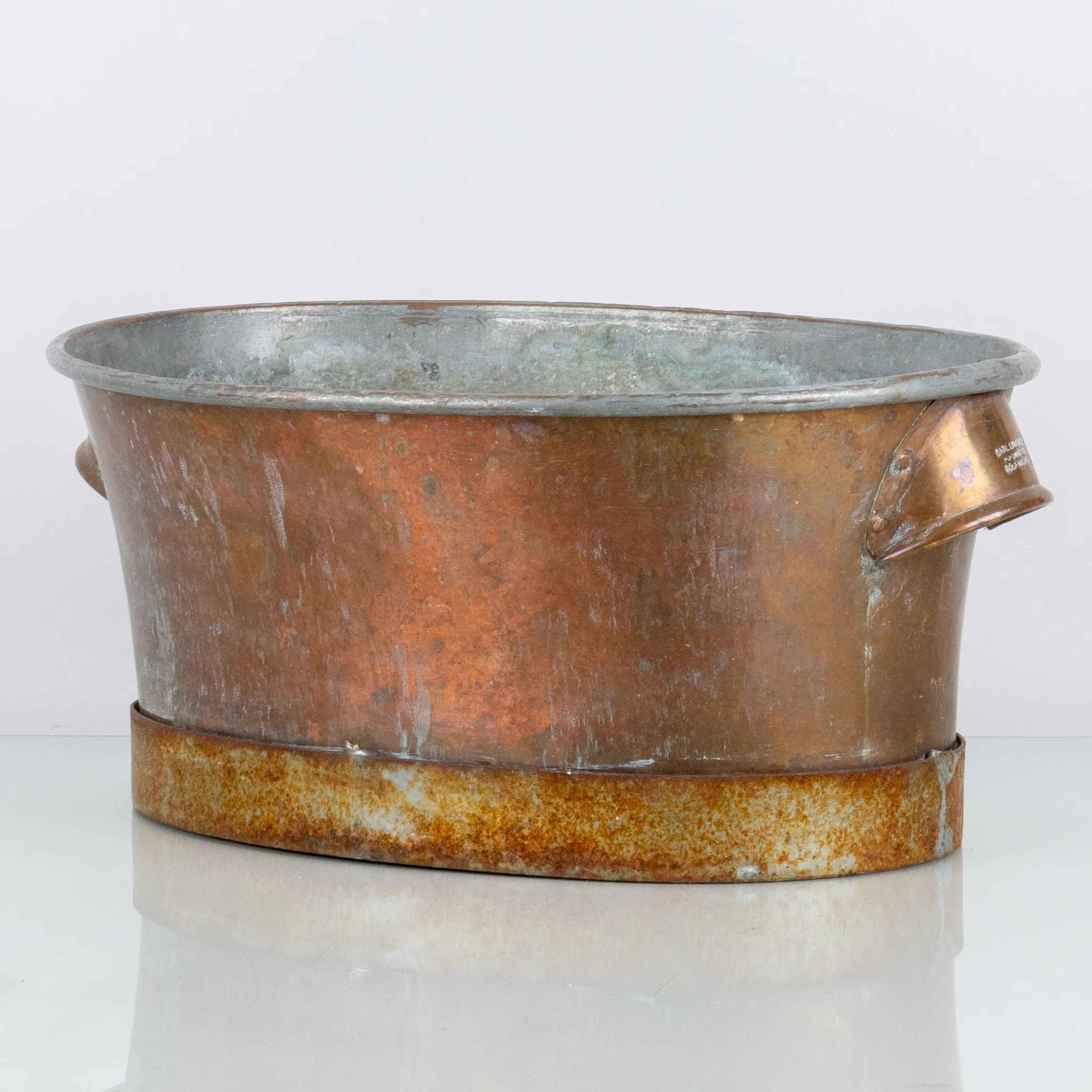 TUB, cuivre Carl Lindqvist Hjelmsätter, Söderköping, première moitié du XXe siècle