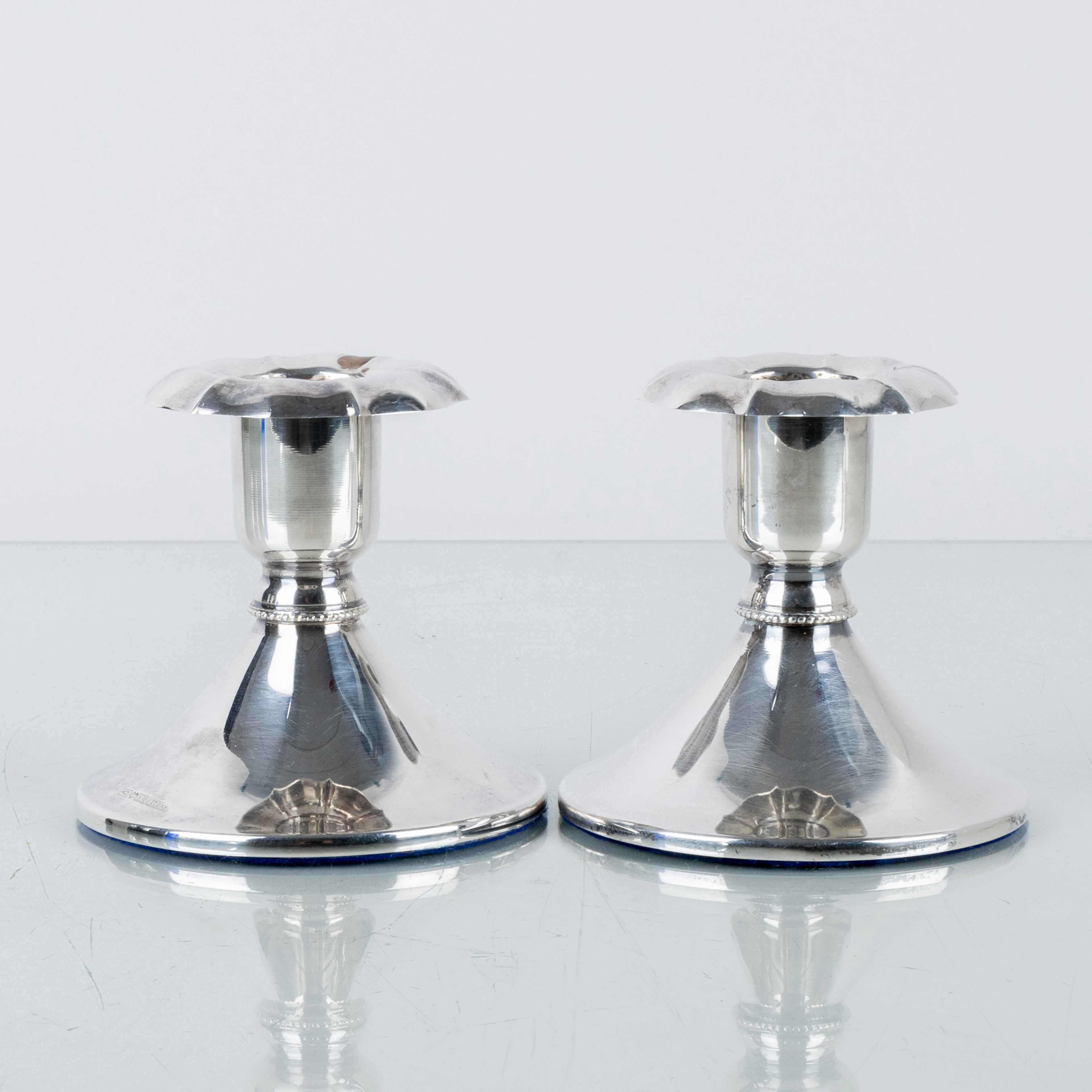 KERZENSTÄNDER, 1 Paar, Silber, 1939