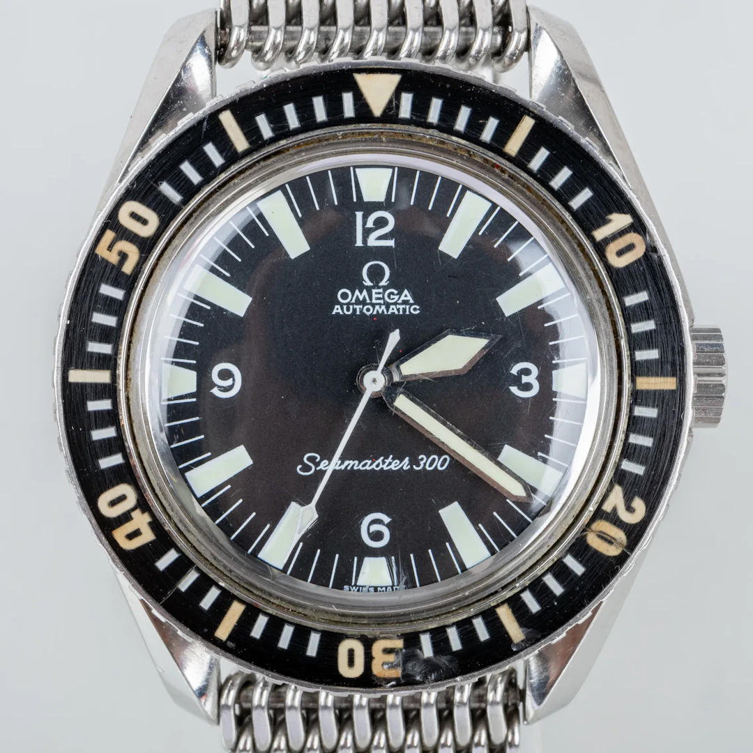 OMEGA, reloj de pulsera de hombre, Seamaster 300, acero, 1965