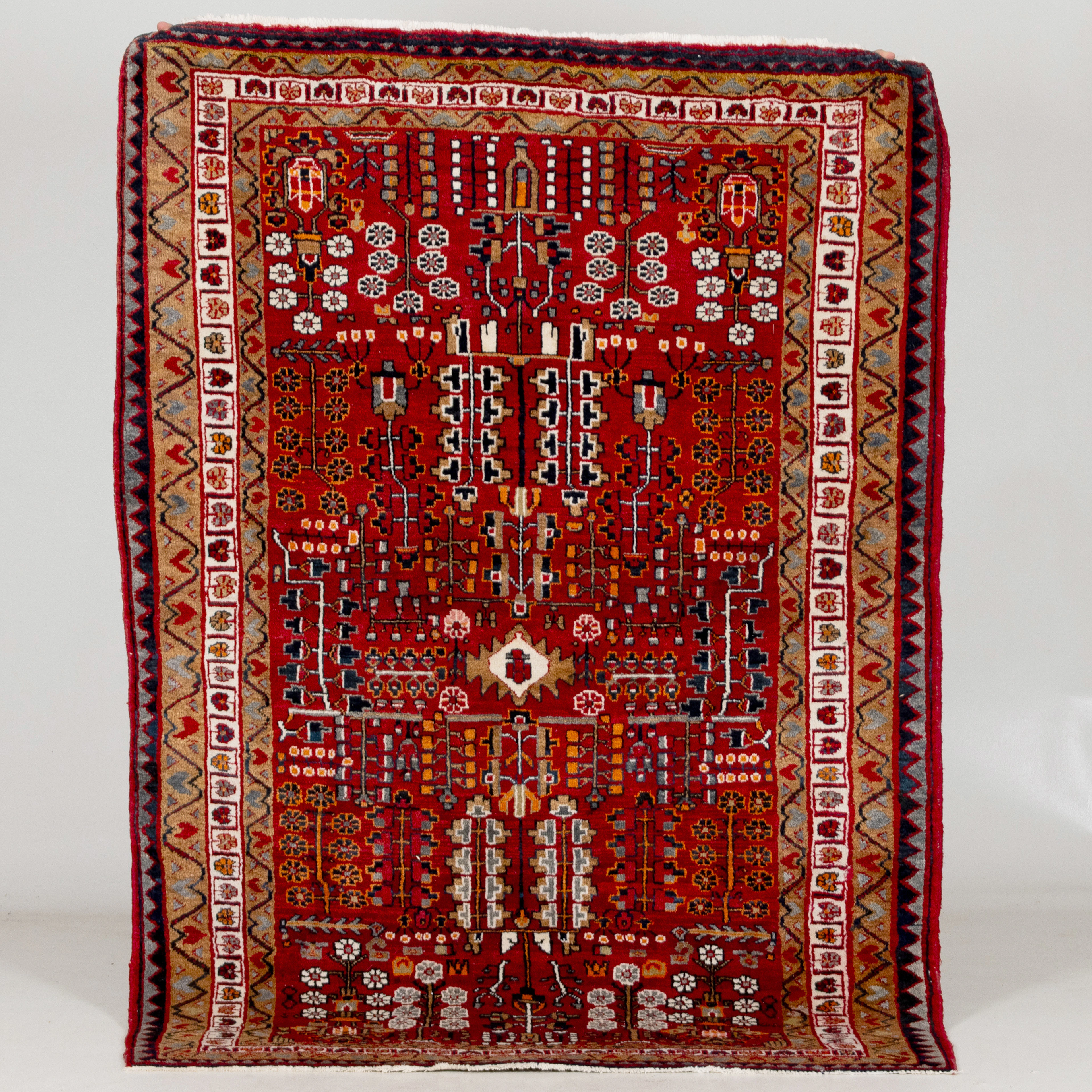 ORIENT TEPPICH, alt, ca. 148 x 212 cm