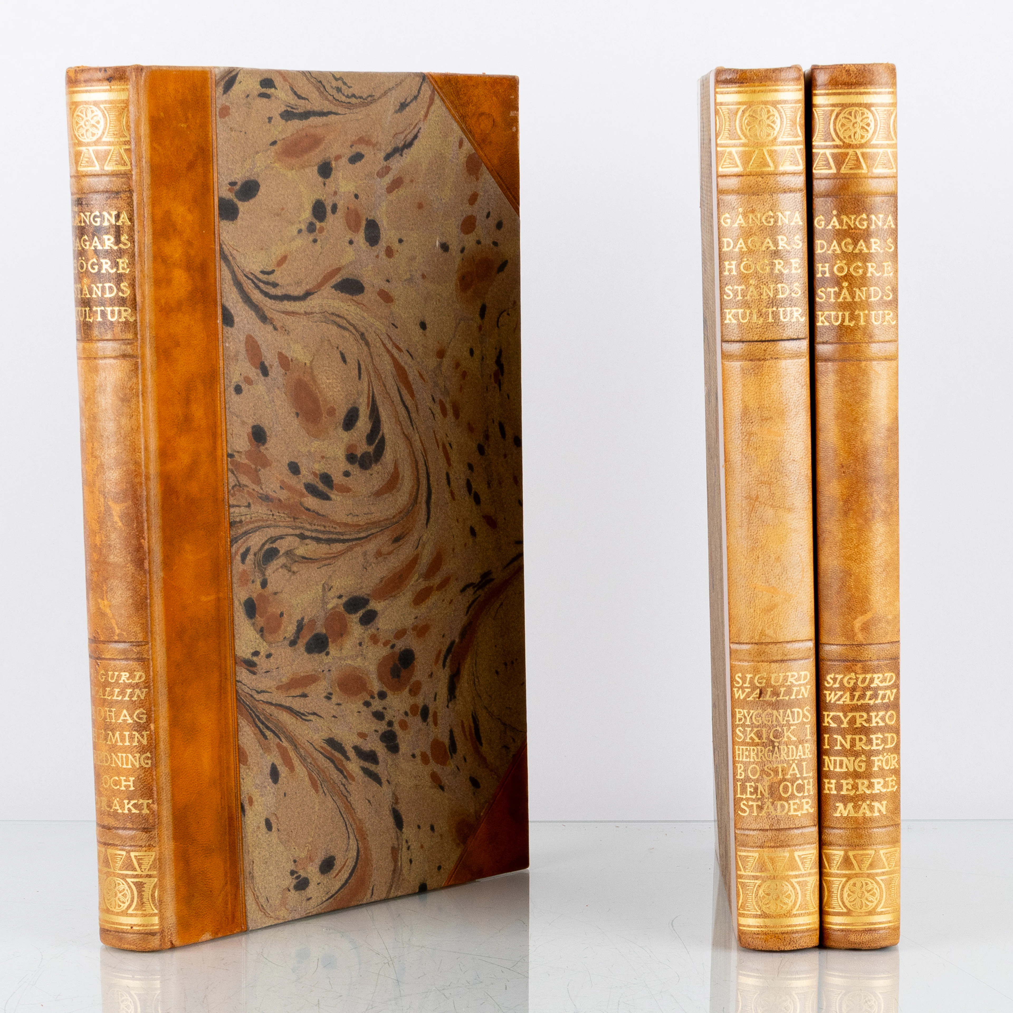 SIGURD WALLIN, 3 vol. « Bygna dagars hörestandskultur », Skoglunds