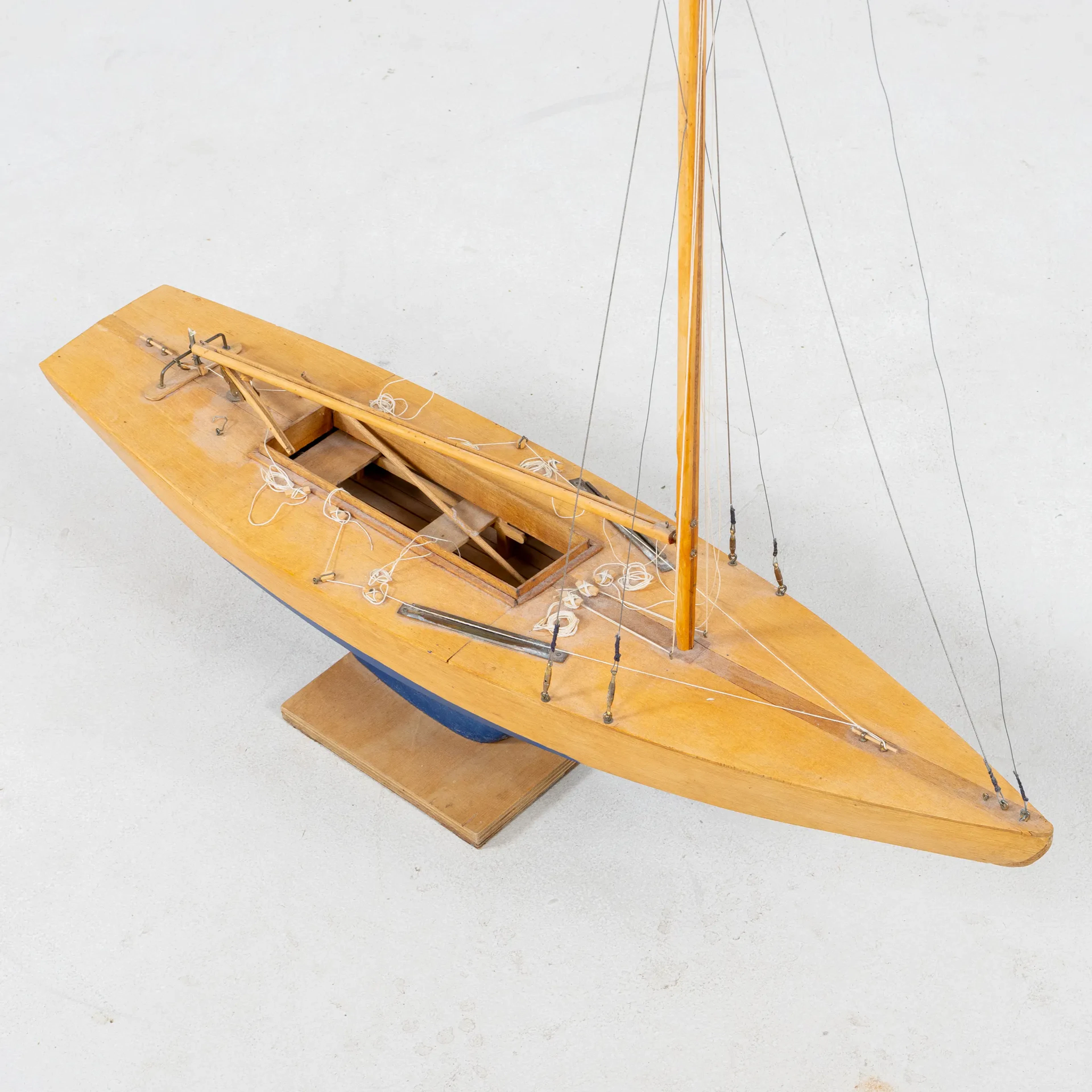 MODEL BOAT, wood, 1990s