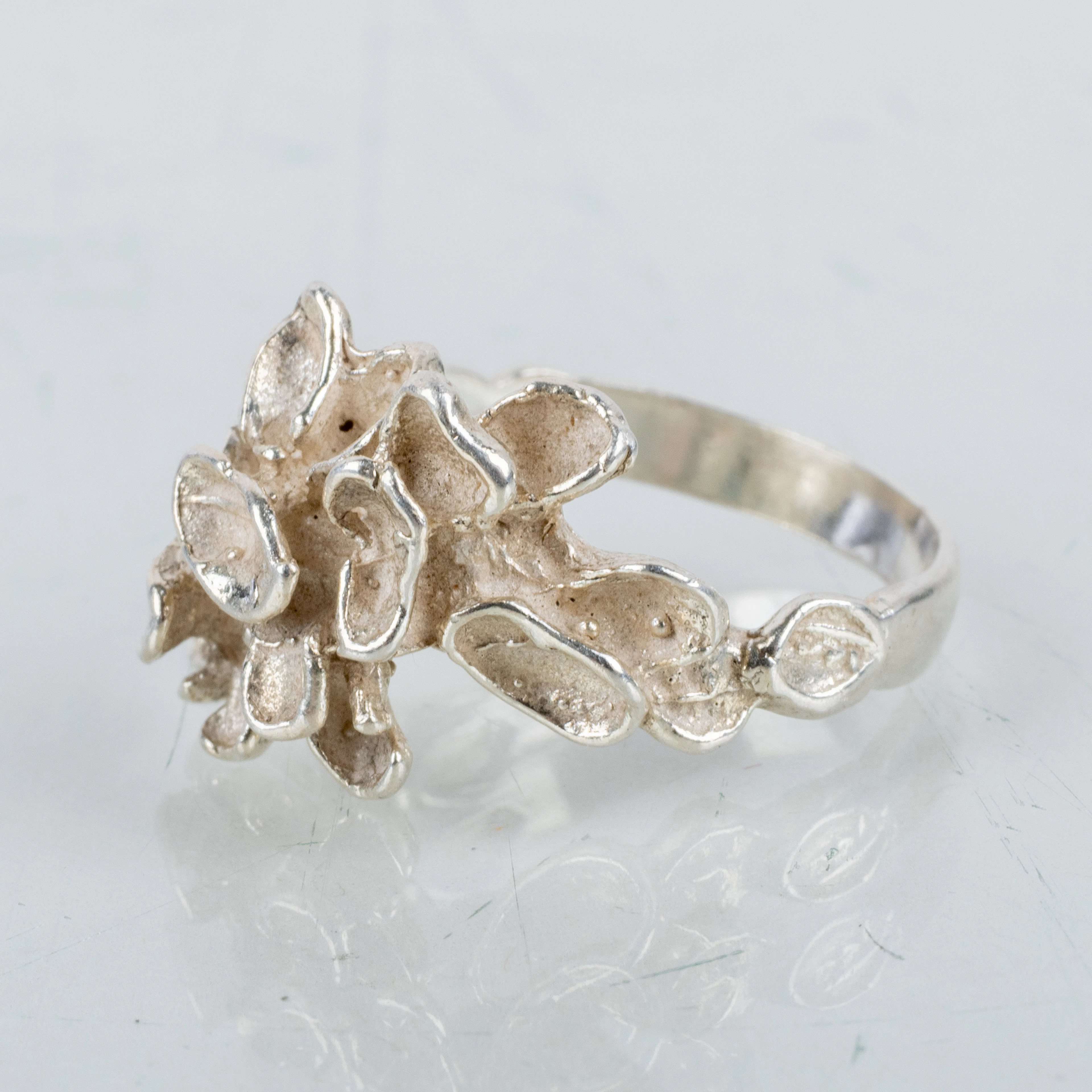 ANILLO, plata de ley, siglos XX/2000