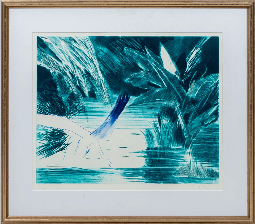 ULF TROTZIG (1925-2013), colour lithograph, signed and numbered 27/70