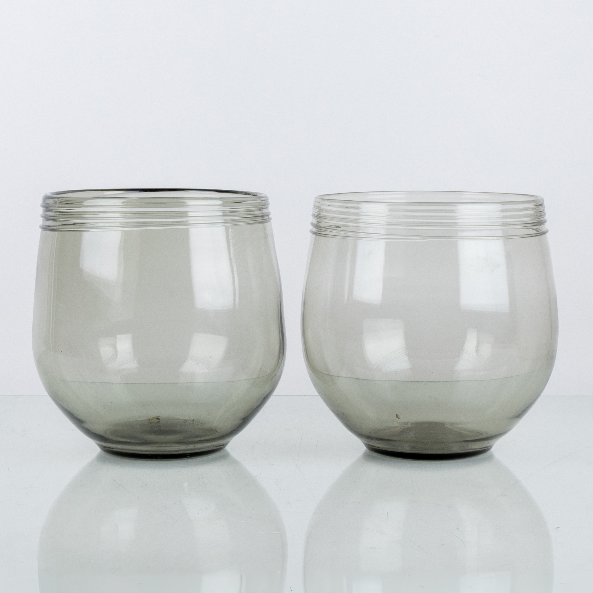 BOWLS, 1 par, vaso, probablemente Hovmantorp