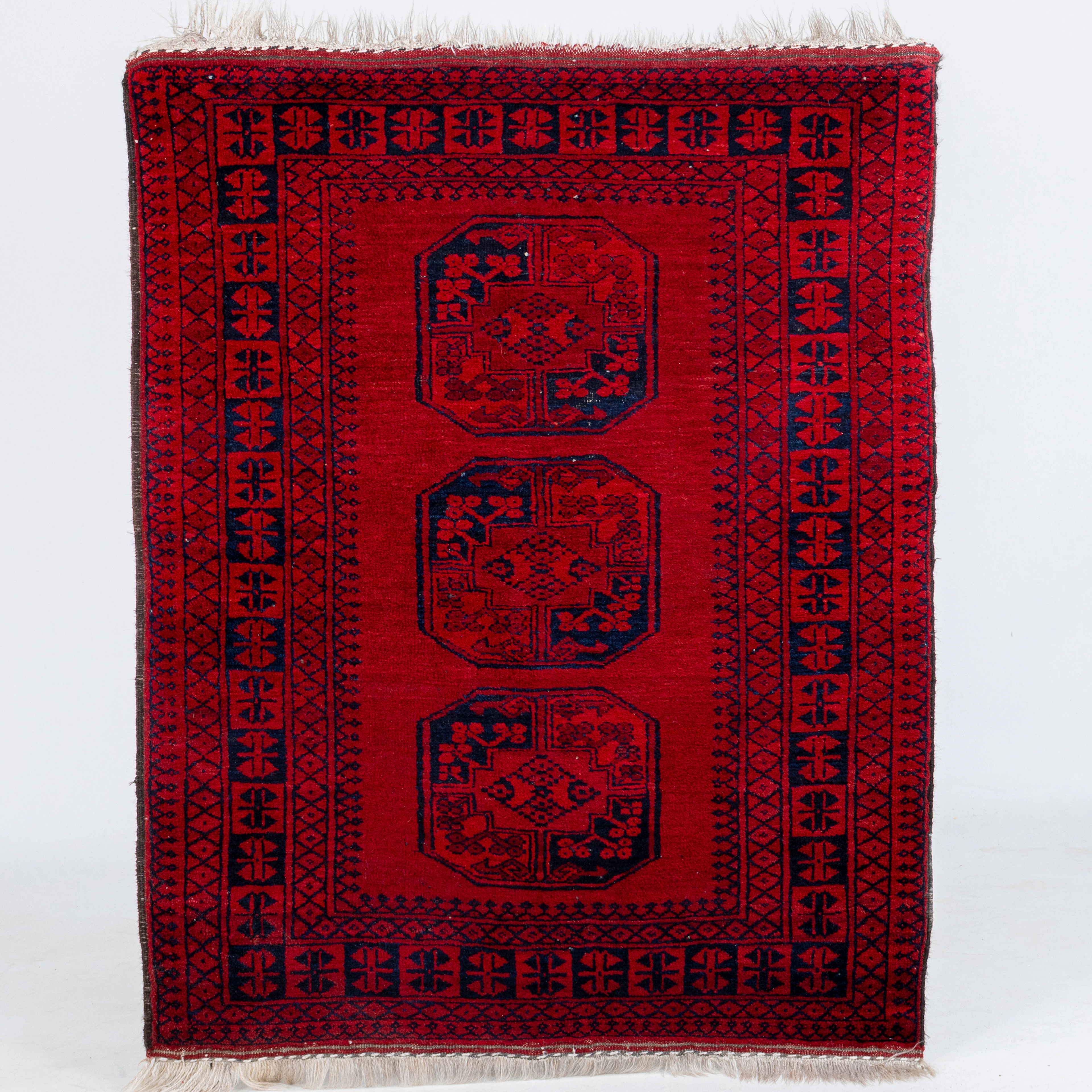 TAPIS ORIENT, afghan, ancien, environ 156 x 123 cm