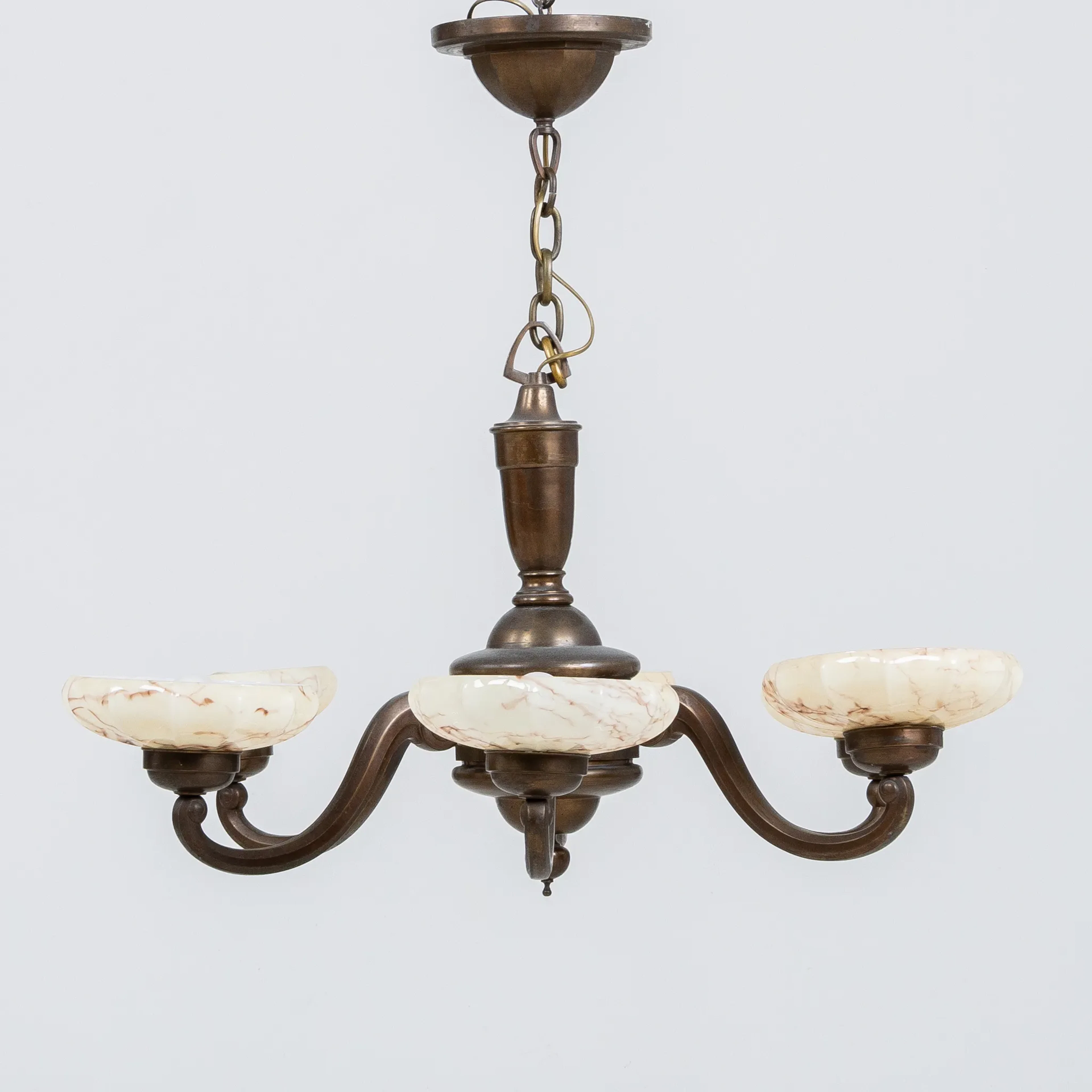 CEILING LAMP, larger model, early 1900s