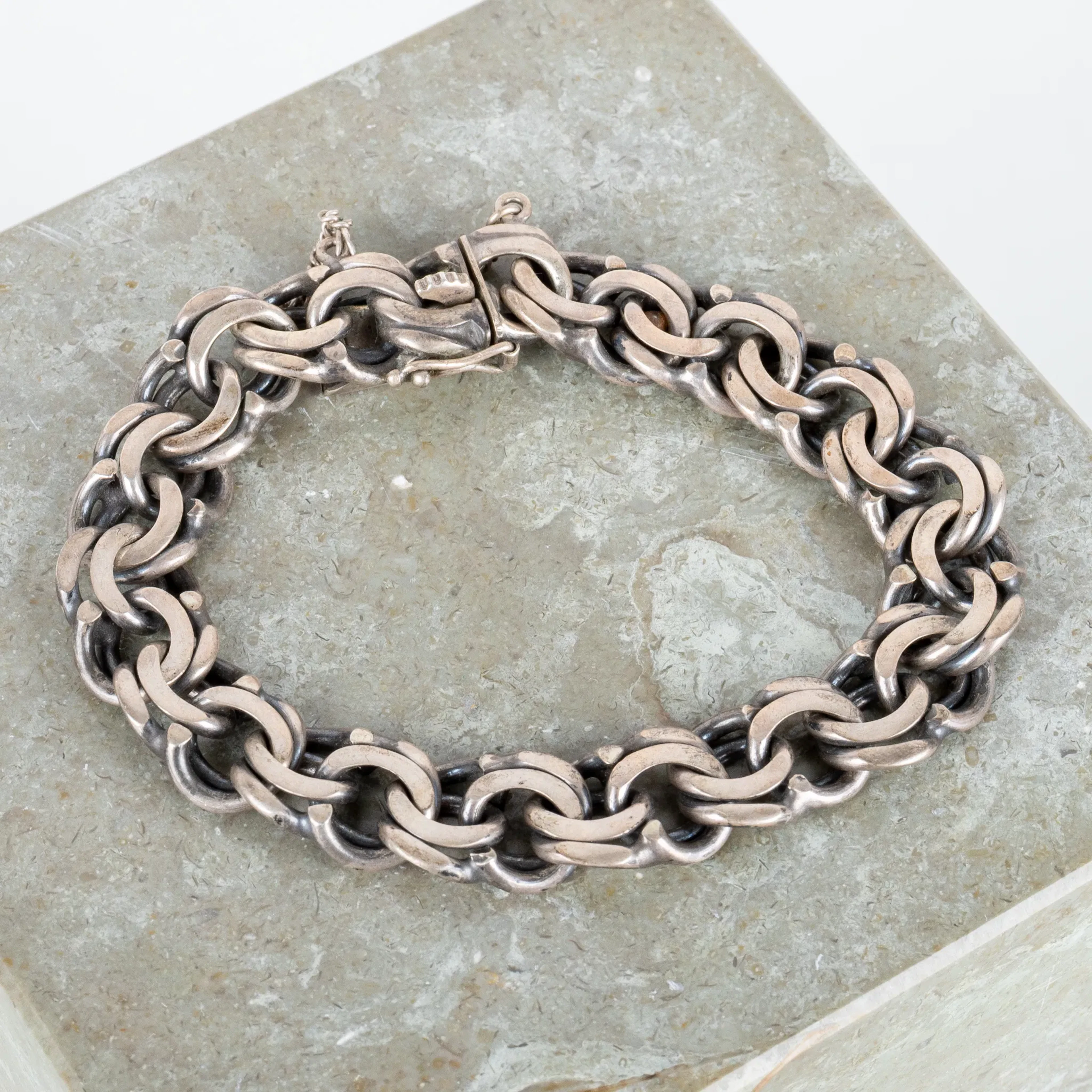 PULSERA, plata, sellos suecos VJ