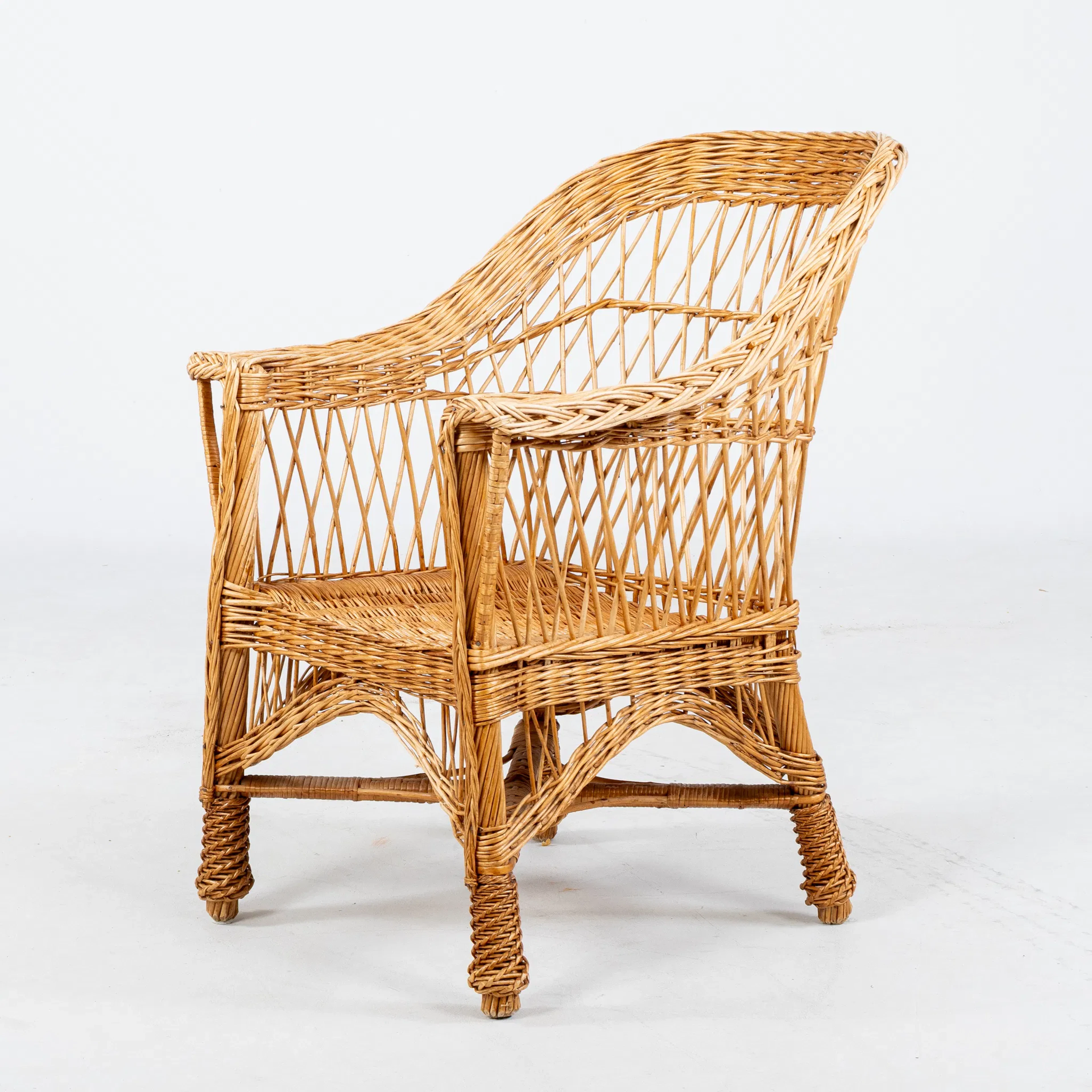 SILLA DE MIMBRE, la segunda mitad del siglo XX